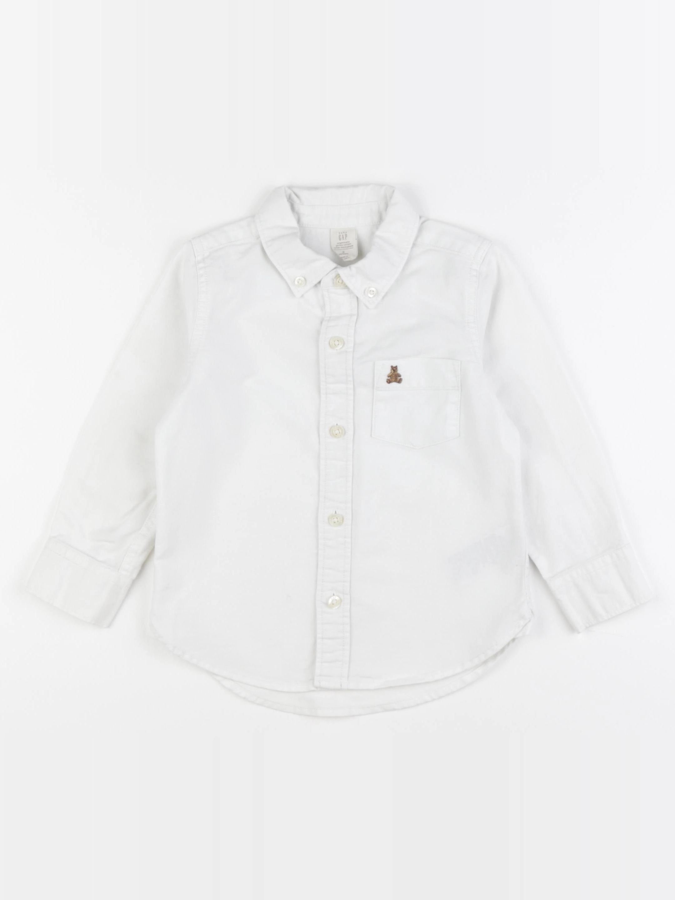 GAP - chemise blanc - 3 ans