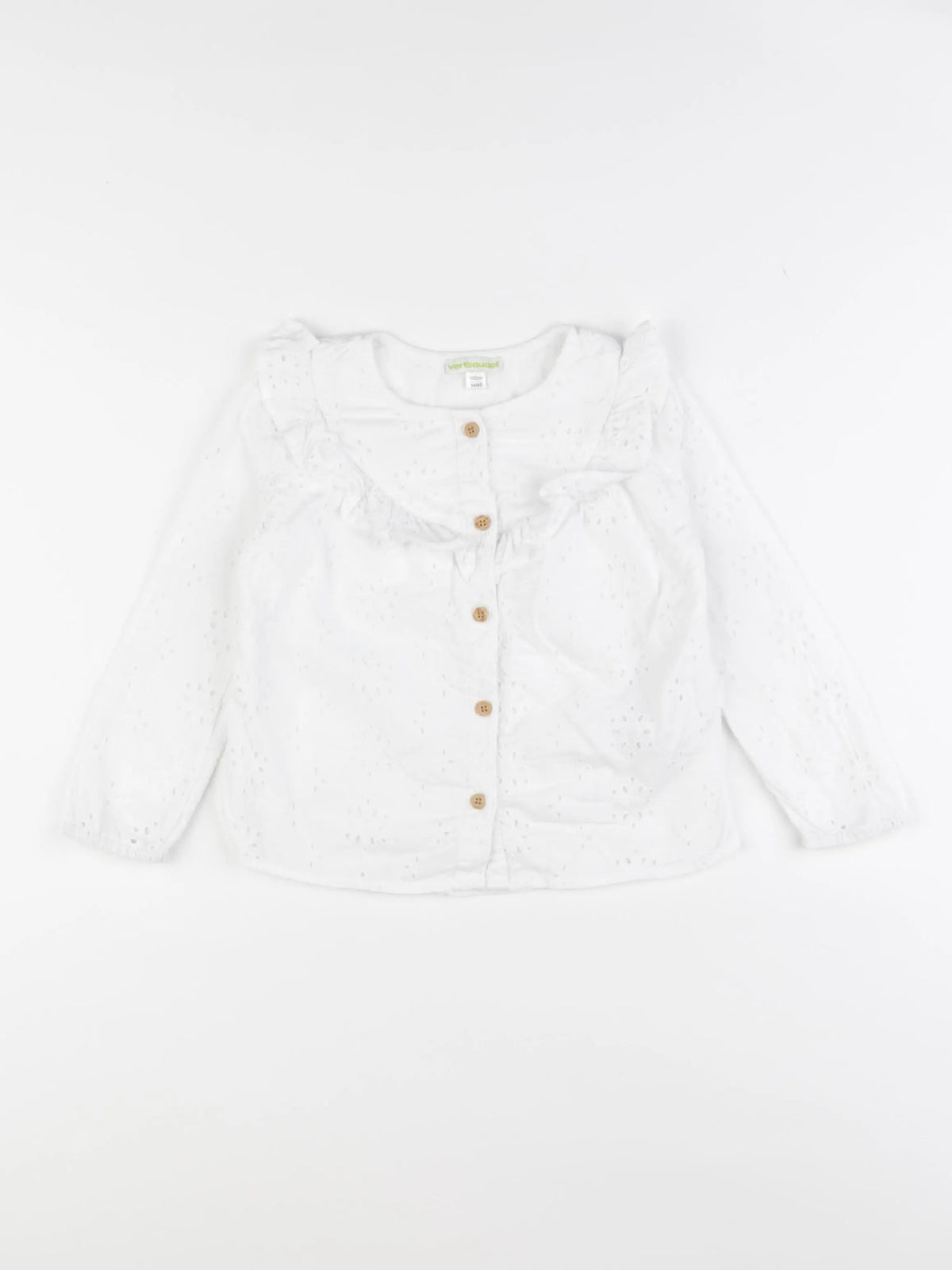 Vertbaudet - chemise blanc - 4 ans