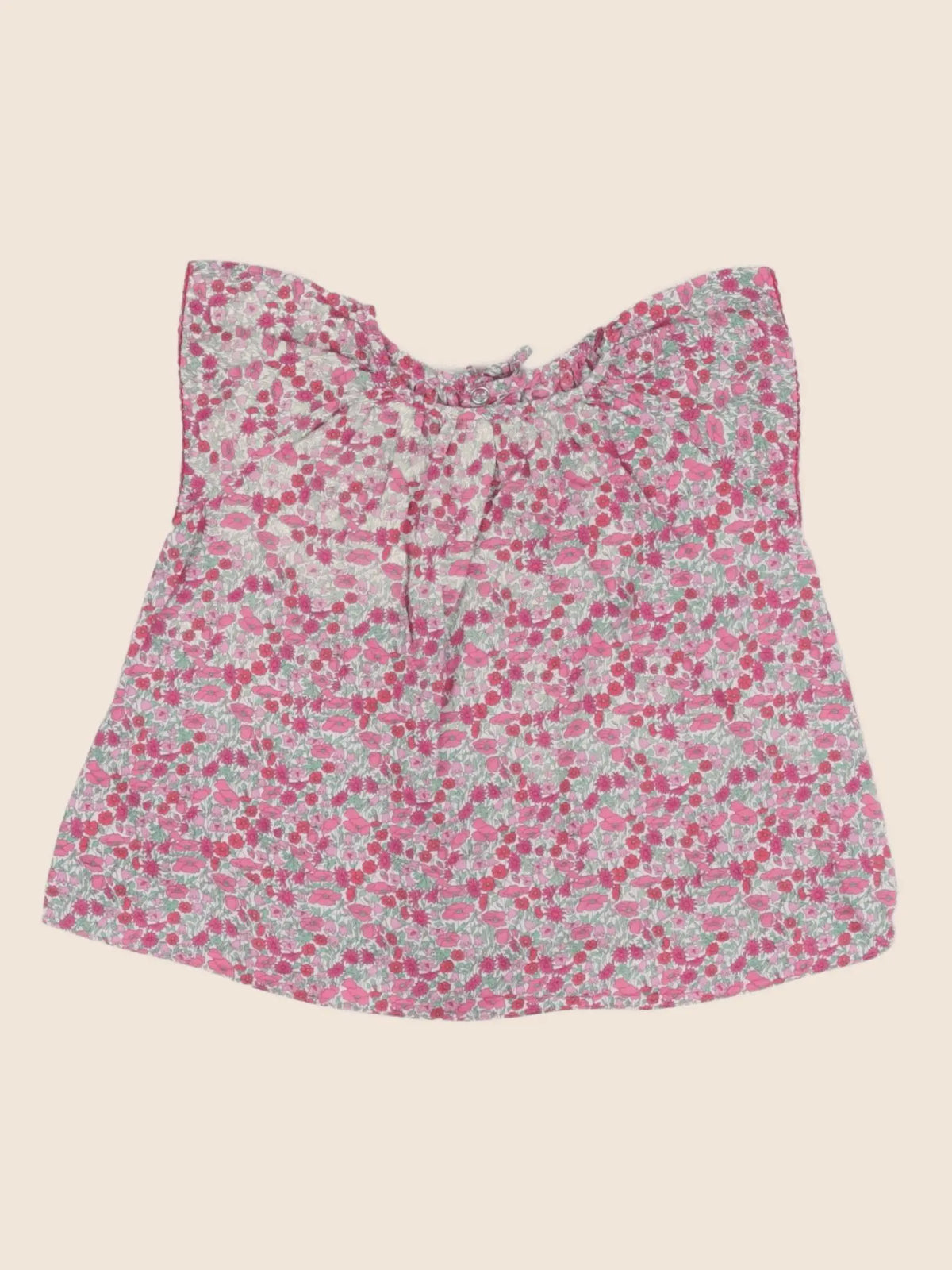 Jacadi - blouse liberty rose - 12 mois