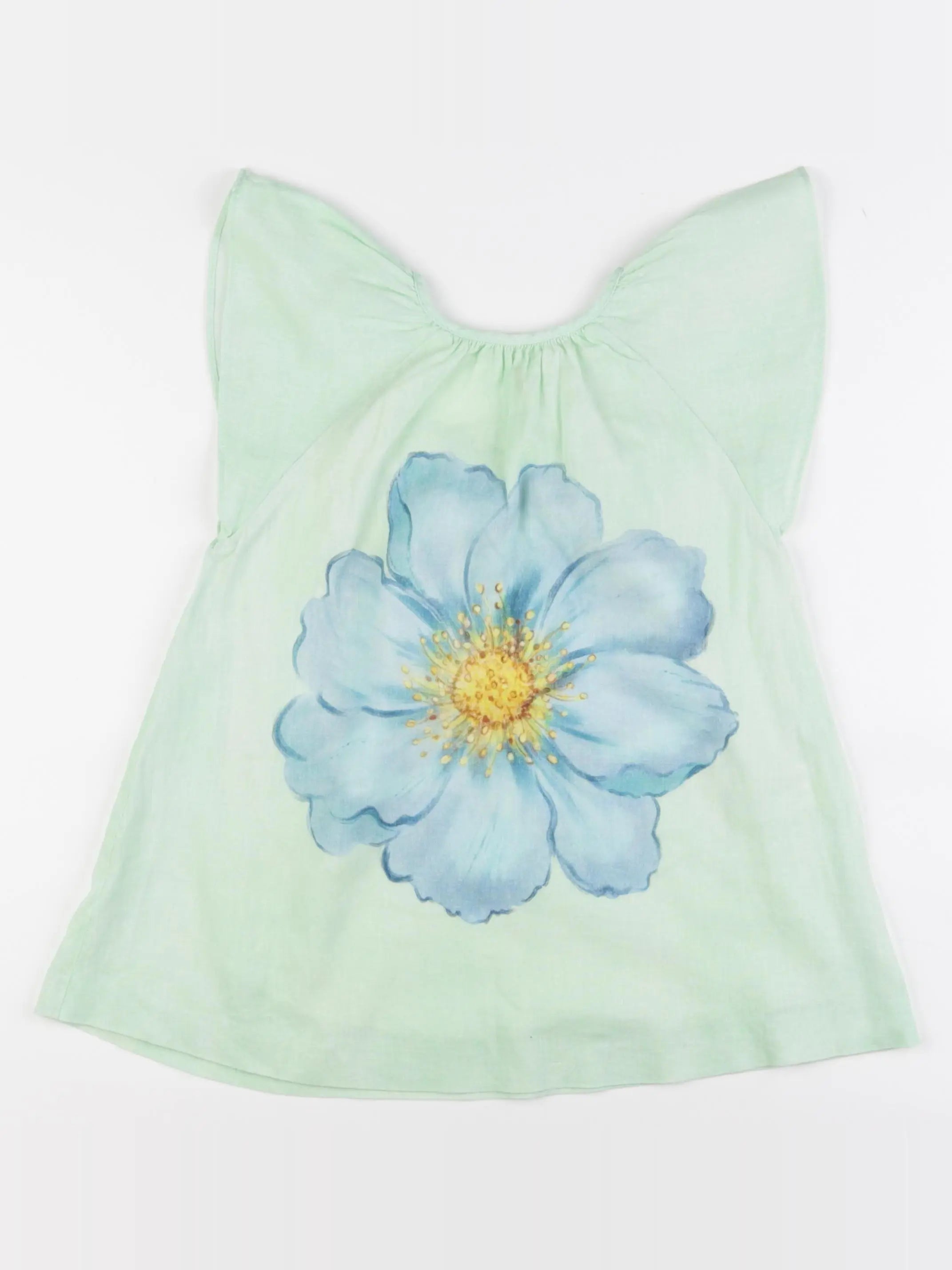 Zara - robe vert - 4 ans