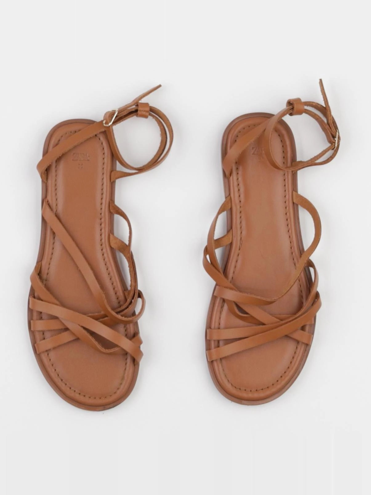Zara - sandales marron - pointure 35