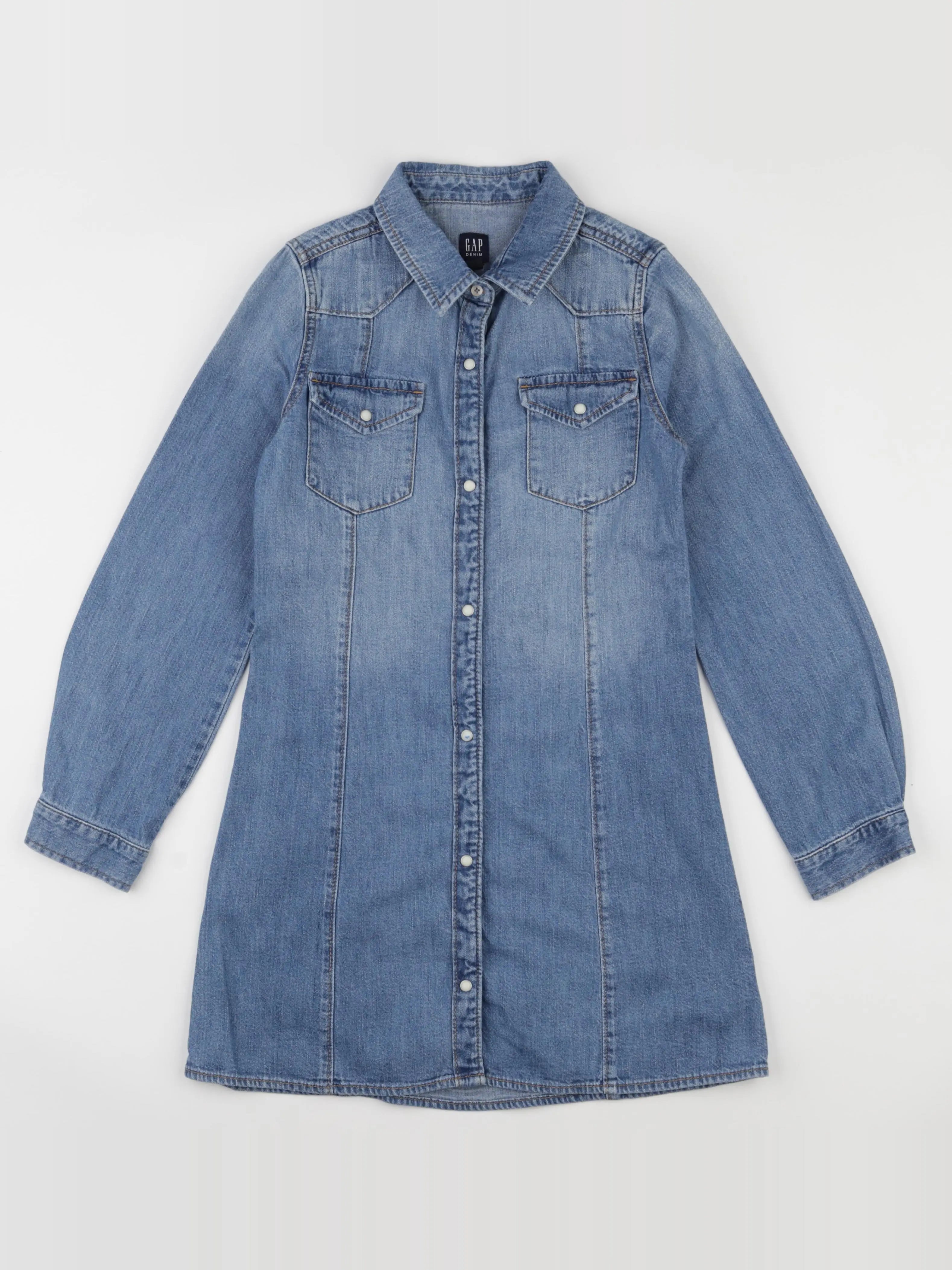 GAP - robe bleu - 10/11 ans