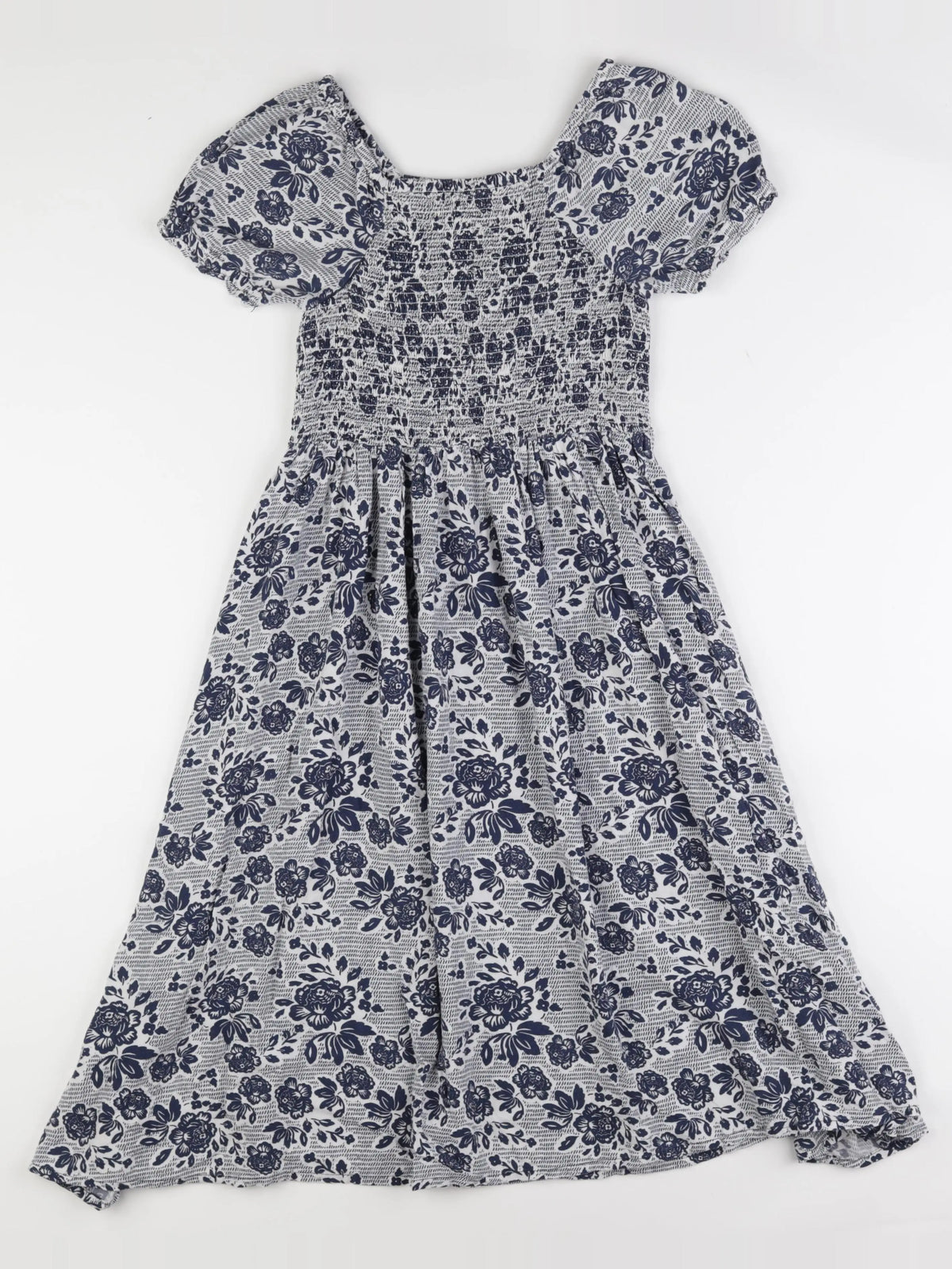 Monoprix - robe bleu - 10 ans