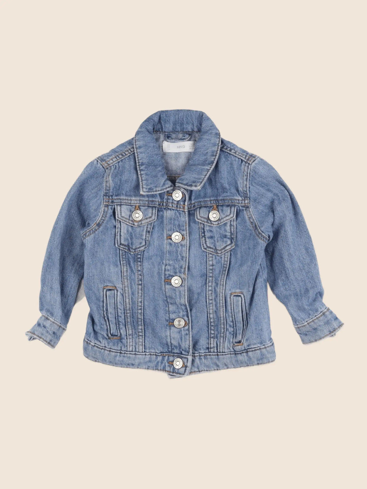 Mango - veste bleu - 12/18 mois