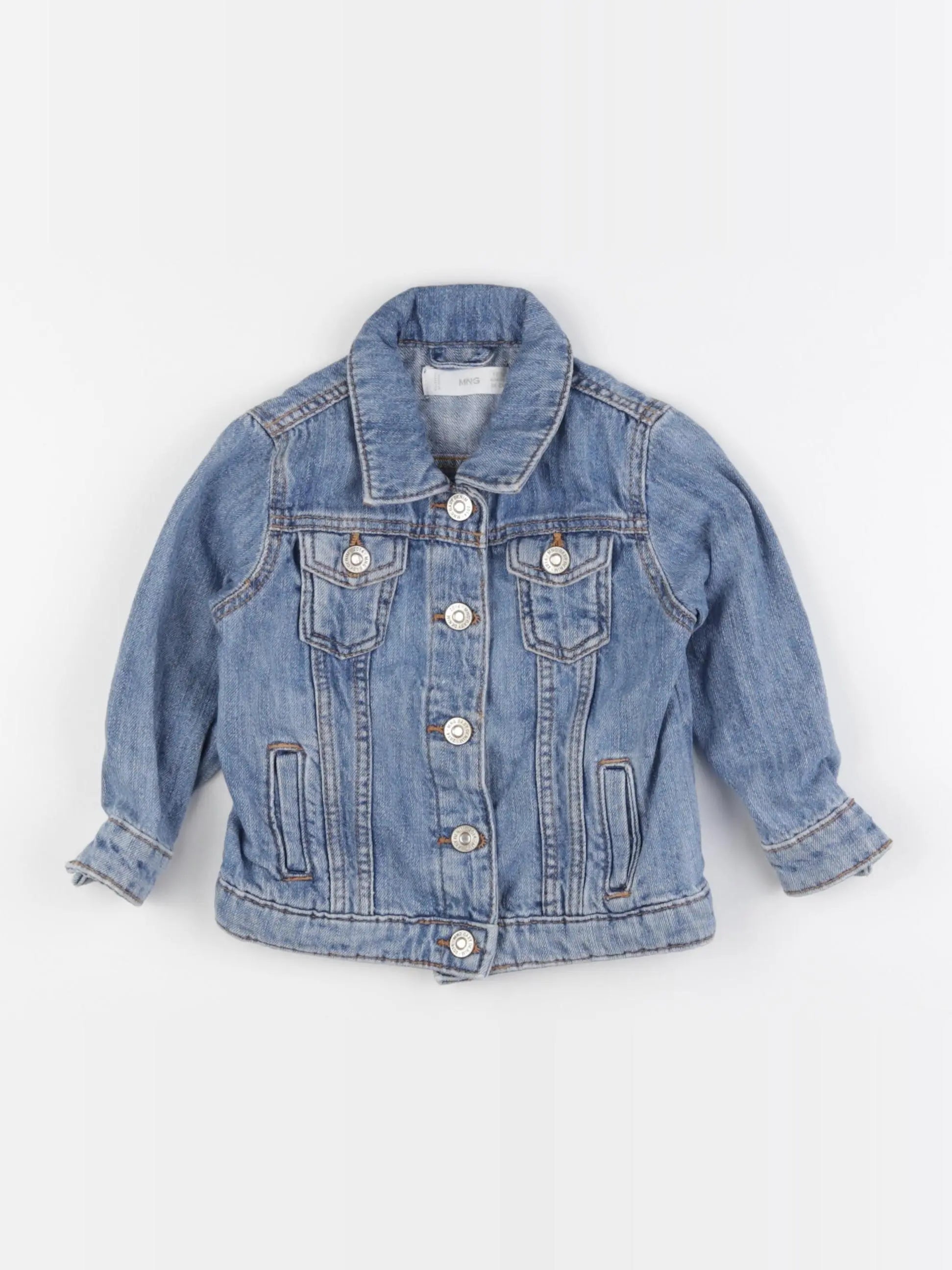 Mango - veste bleu - 12/18 mois