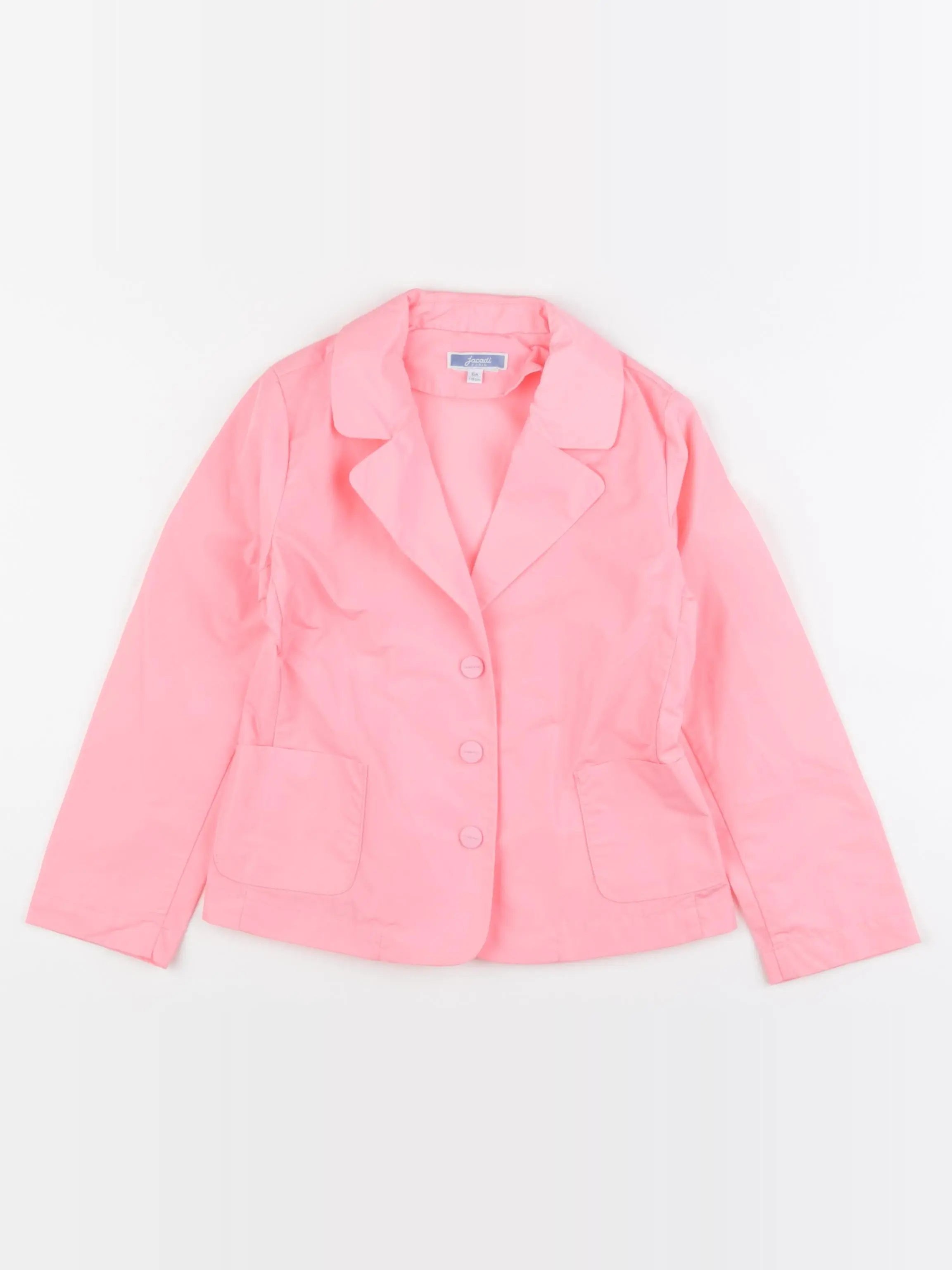 Jacadi - imperméable rose fluo - 6 ans