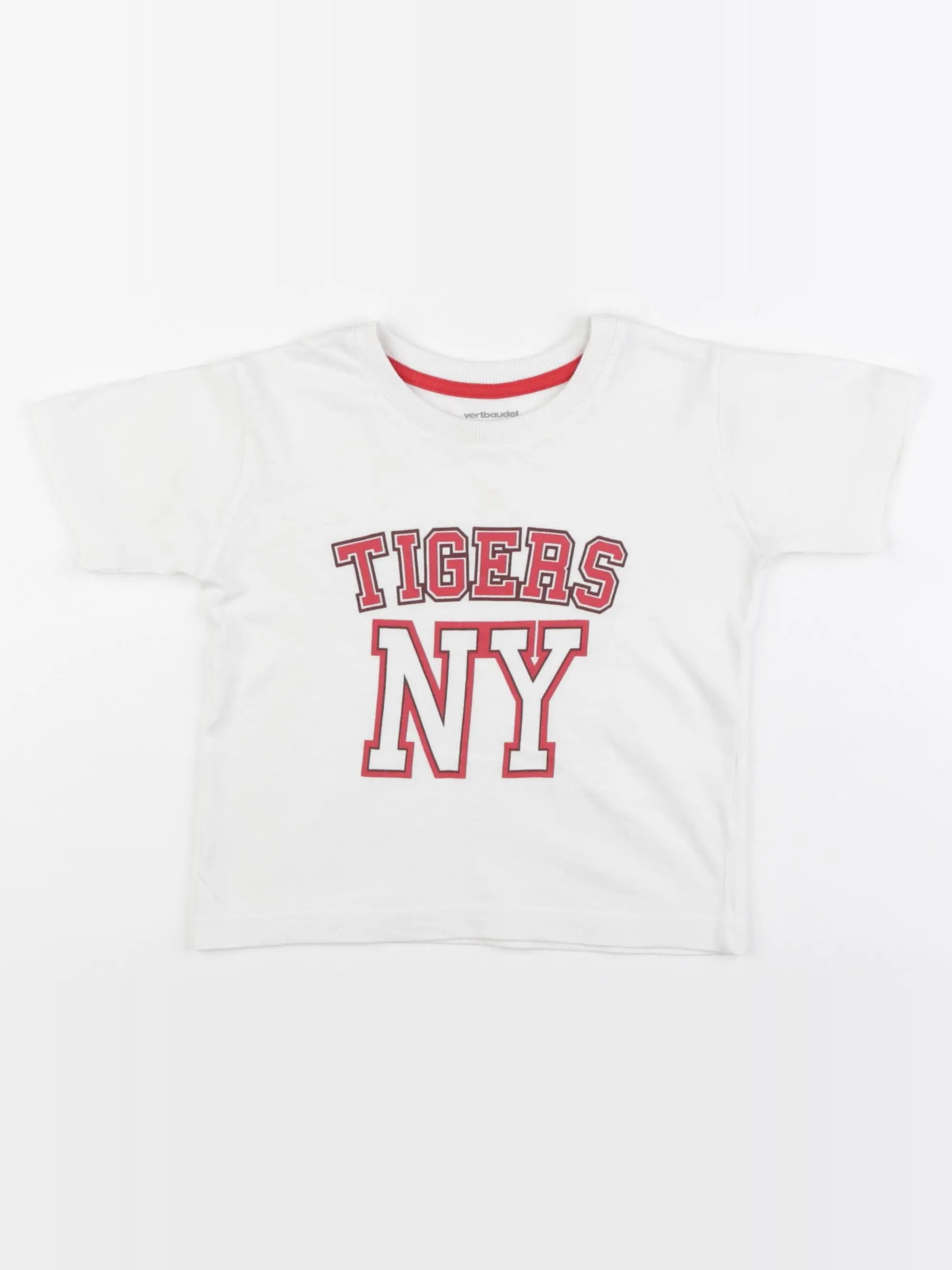 Vertbaudet - tee-shirt blanc - 2 ans