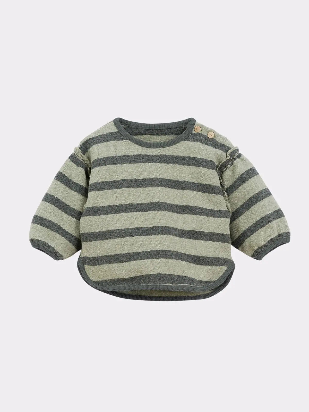 Sweat gris, vert