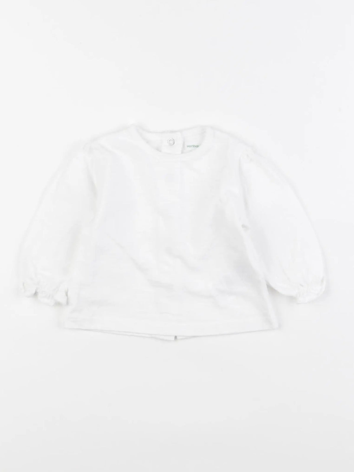 Vertbaudet - tee-shirt blanc - 3 mois