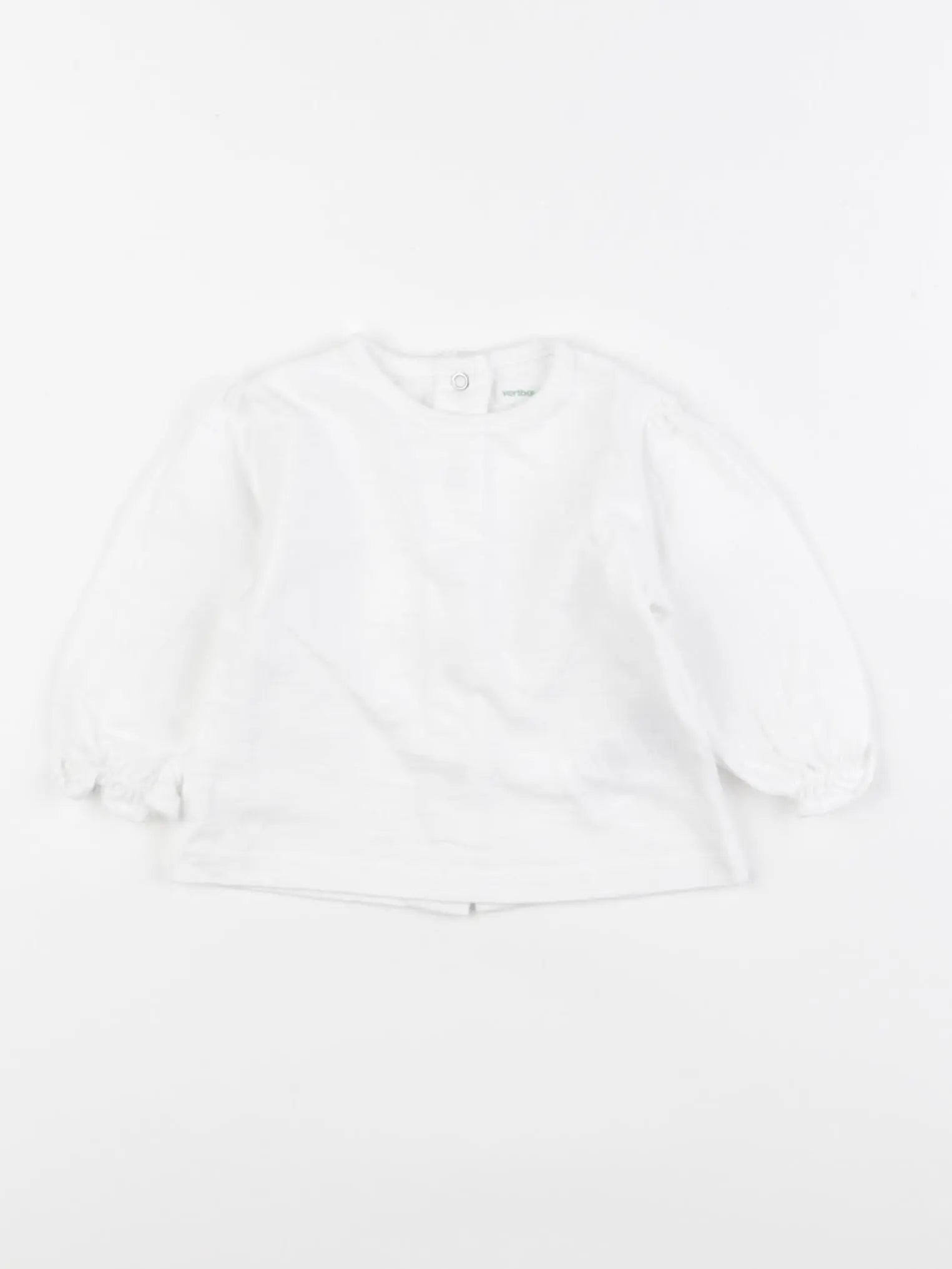 Vertbaudet - tee-shirt blanc - 3 mois