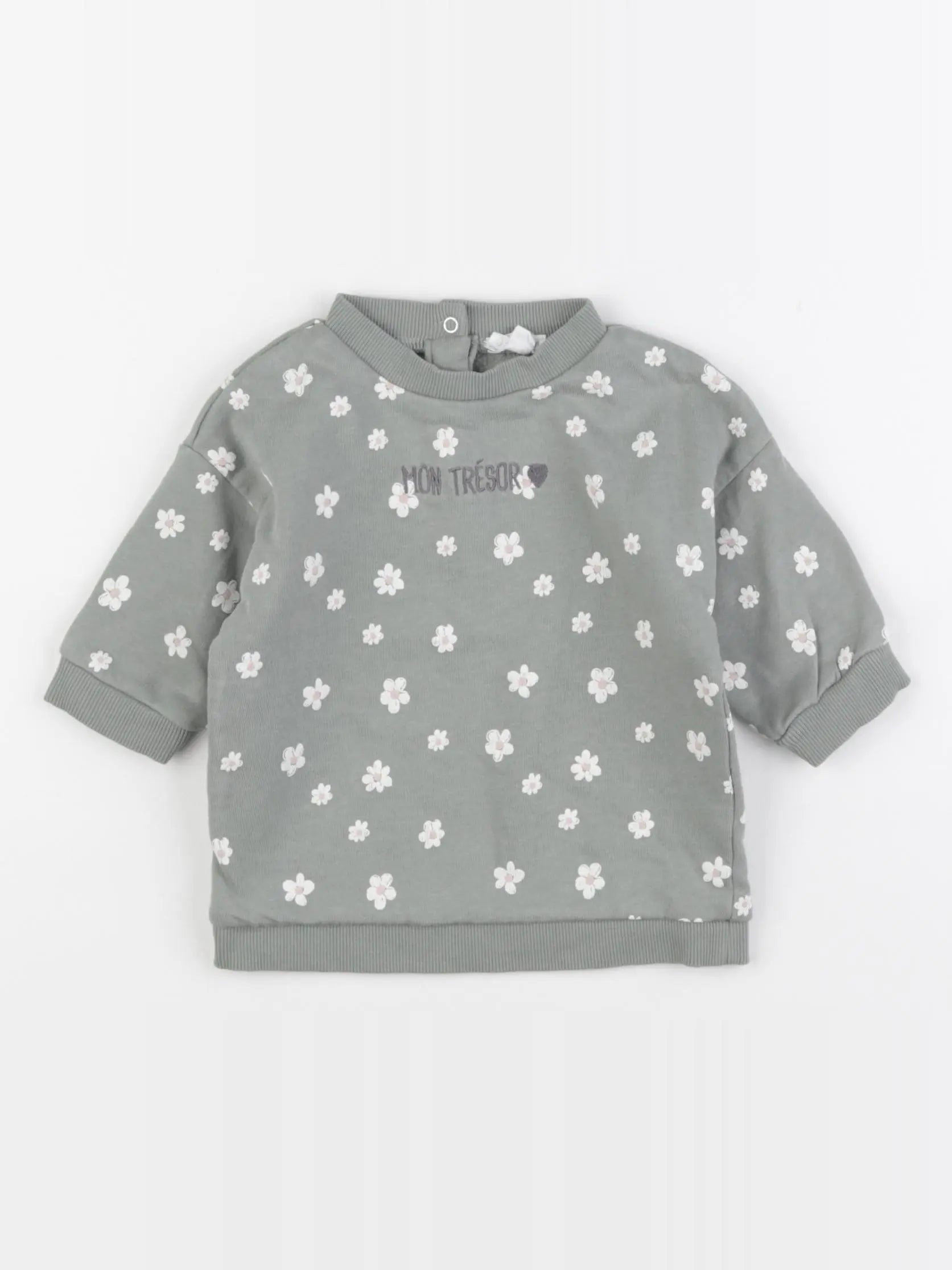 Vertbaudet - robe vert - 6 mois