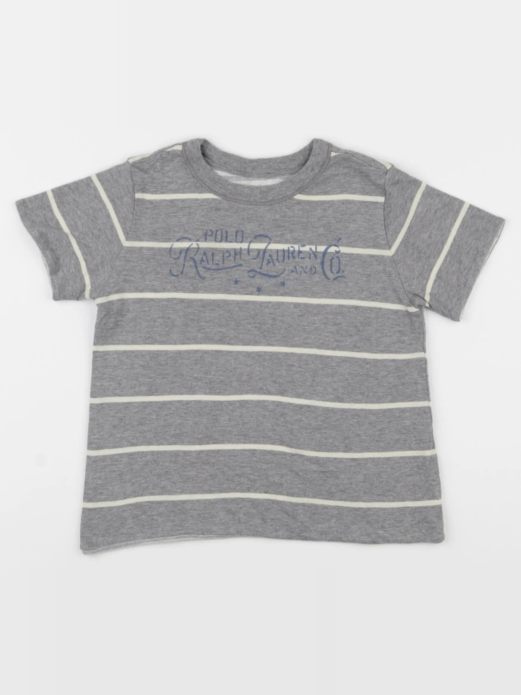 Ralph Lauren - tee-shirt réversible gris - 3 ans