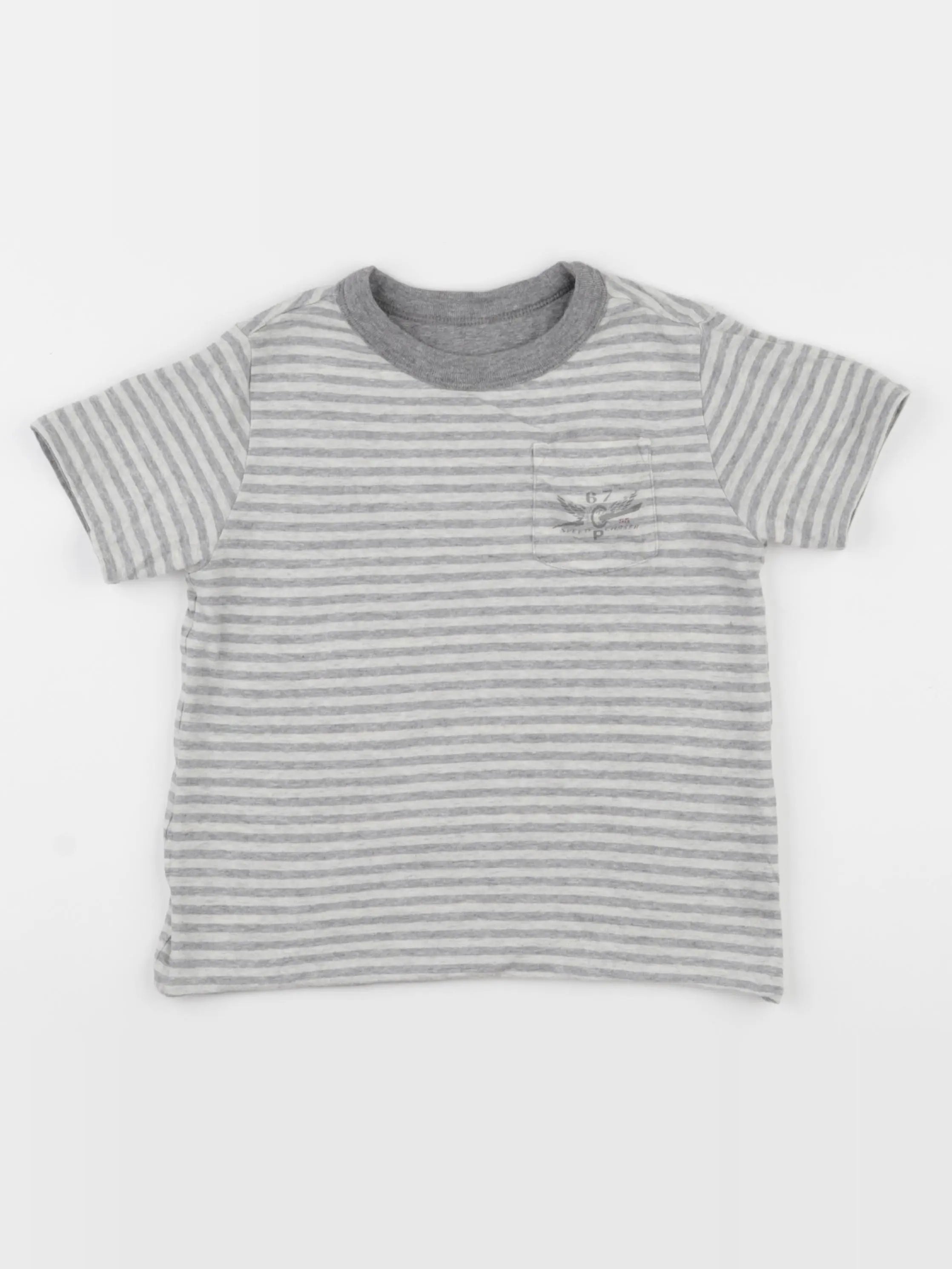 Ralph Lauren - tee-shirt réversible gris - 3 ans