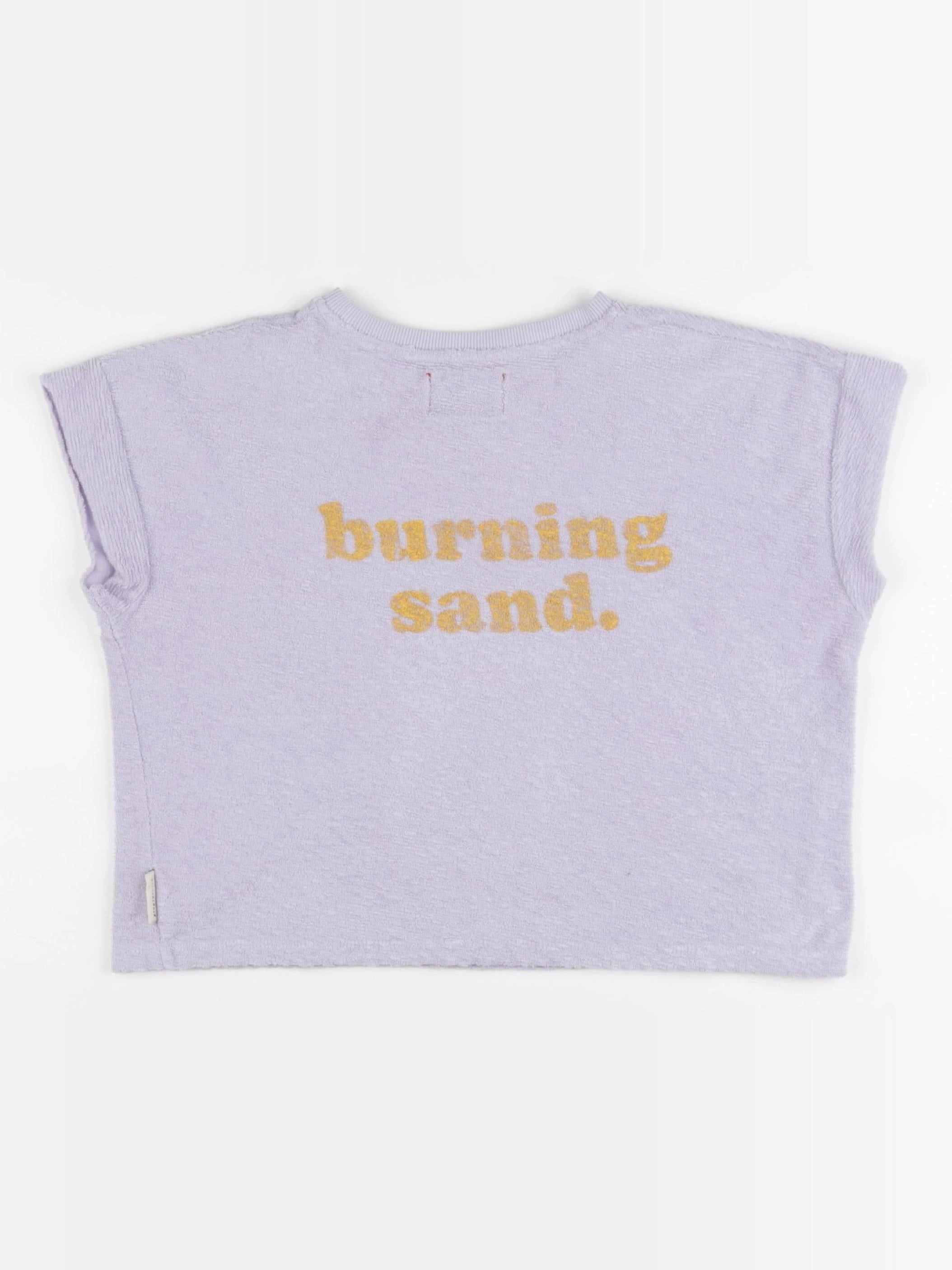 Piupiuchick - débardeur imprimé au dos violet - 8 ans