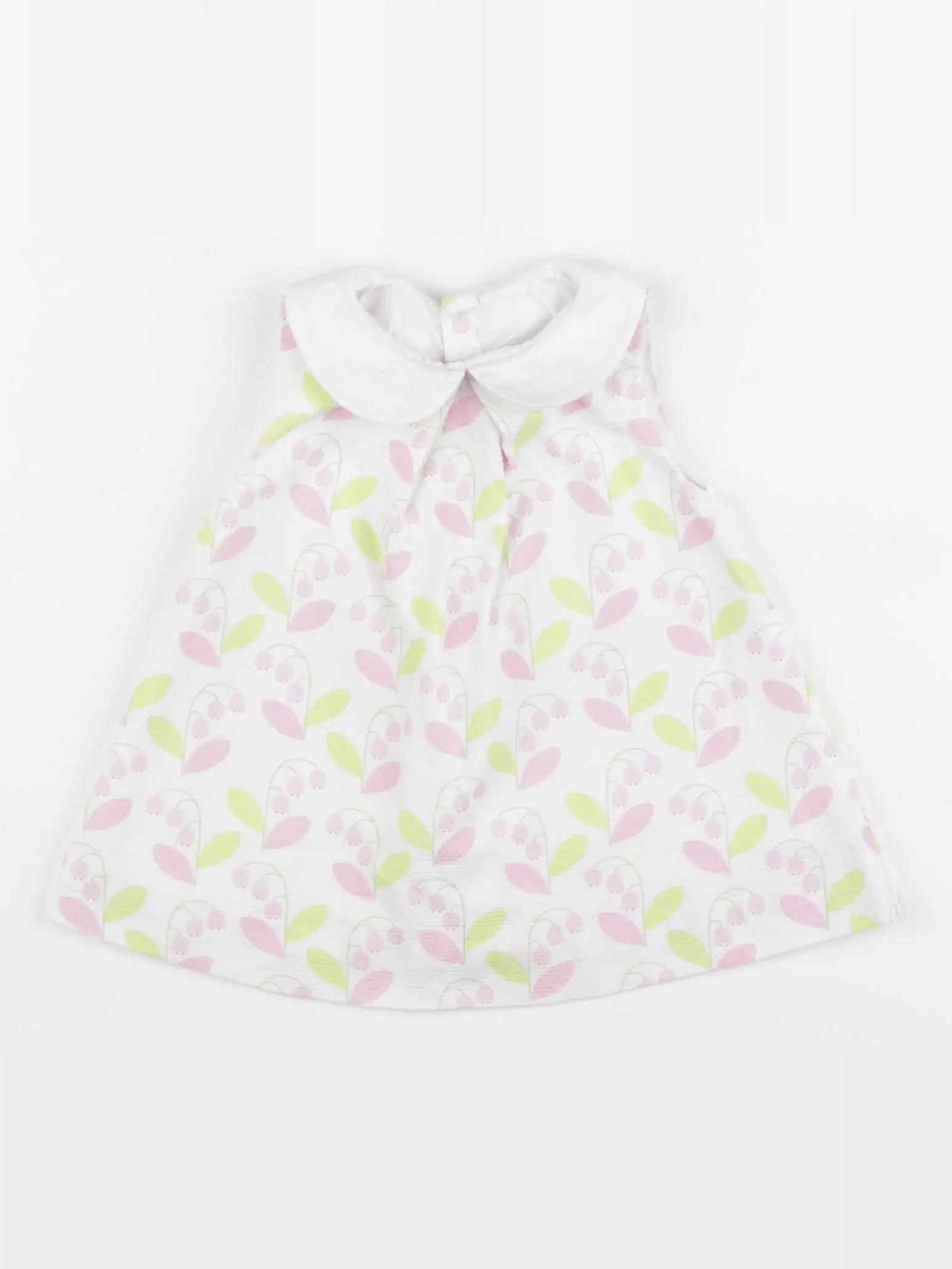 Jacadi - robe rose, vert - 3 mois