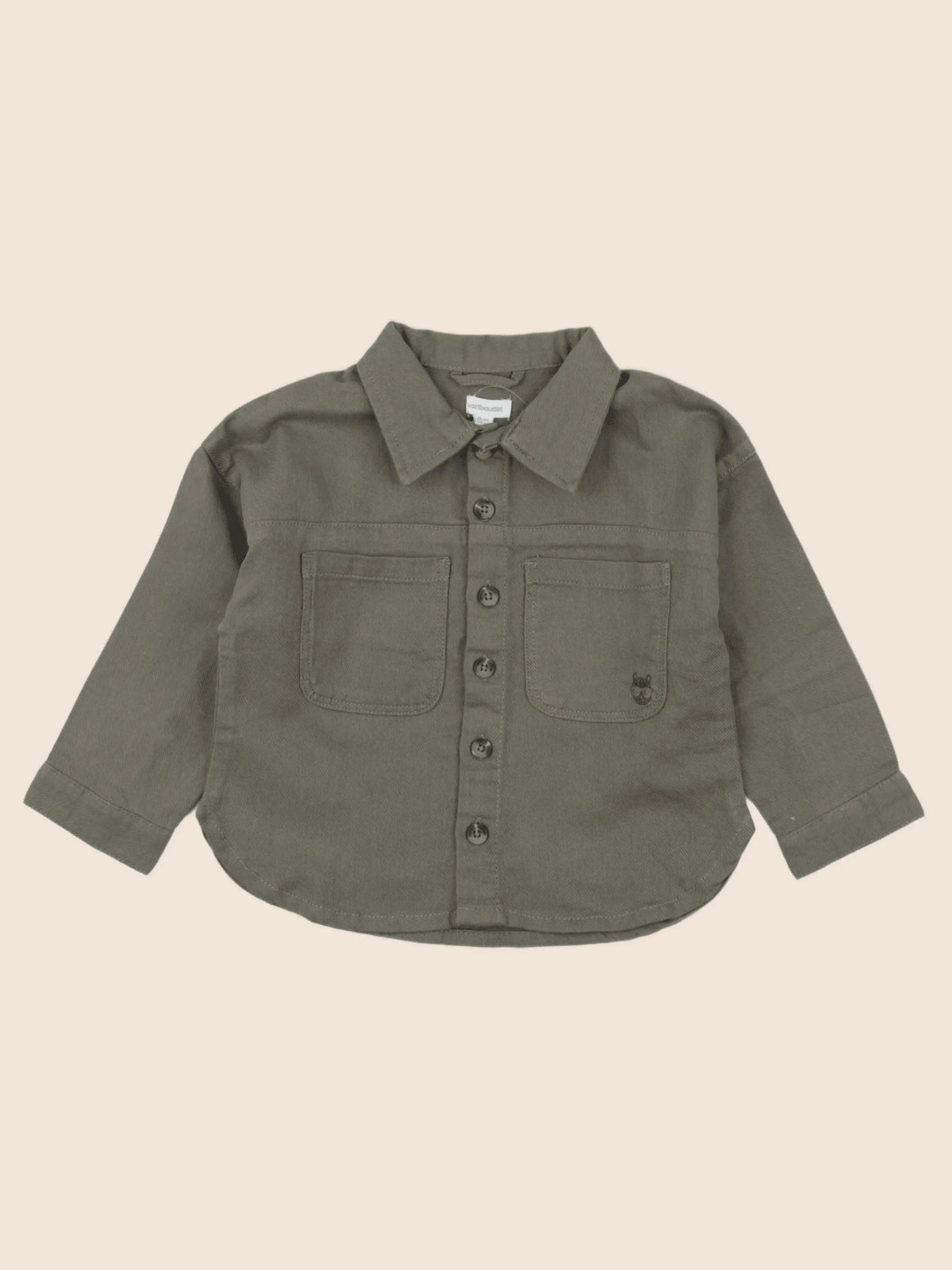 Vertbaudet - chemise vert - 24 mois