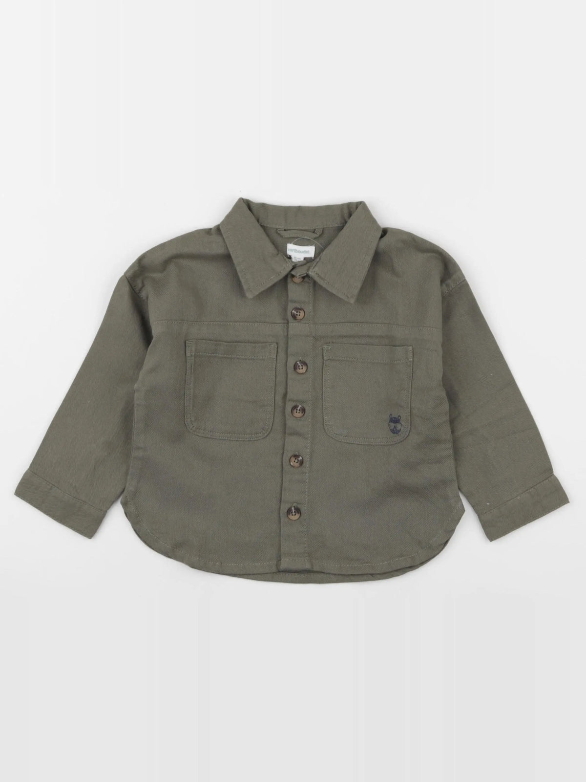 Vertbaudet - chemise vert - 24 mois