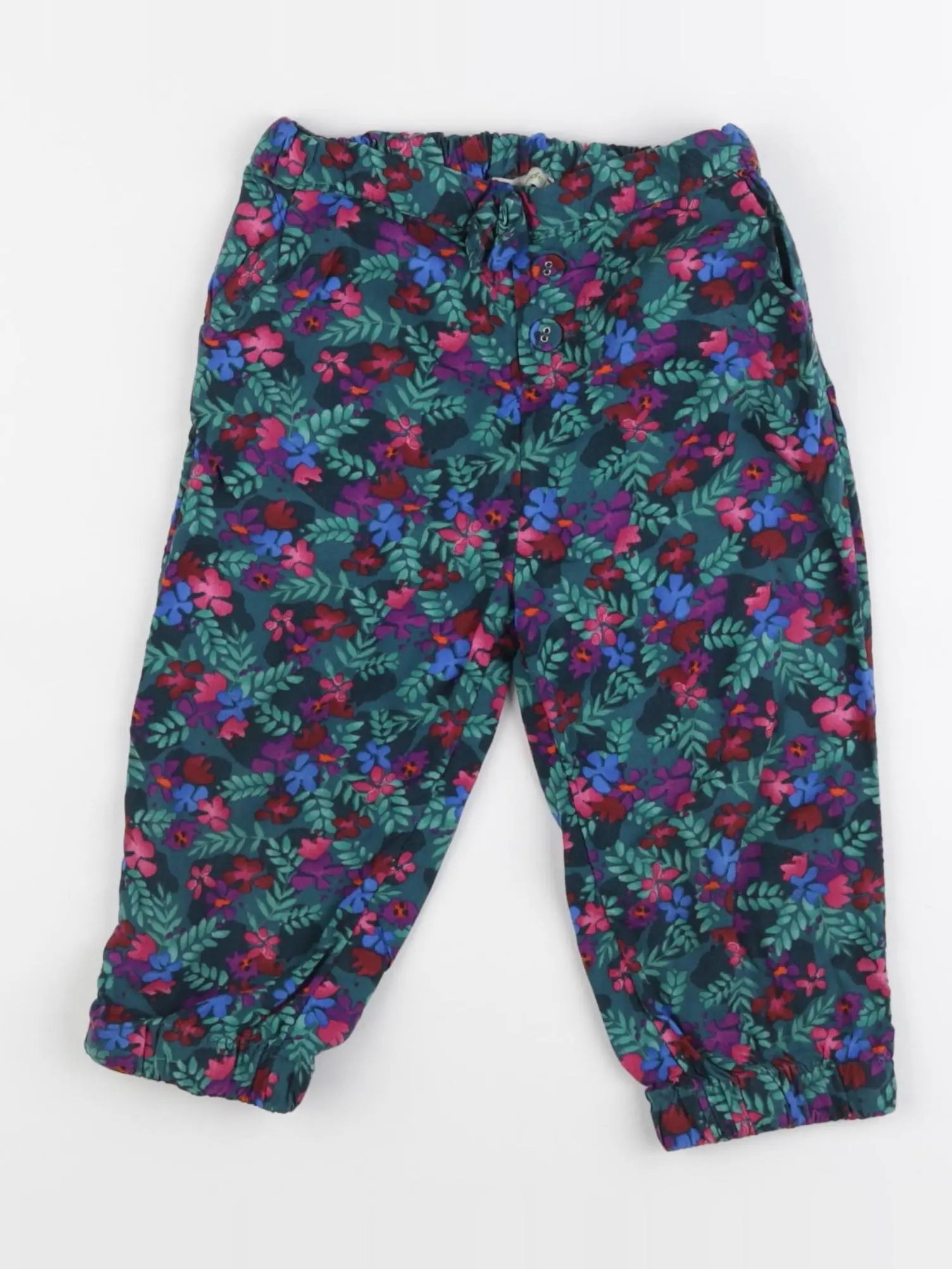 Vertbaudet - jegging vert - 4 ans