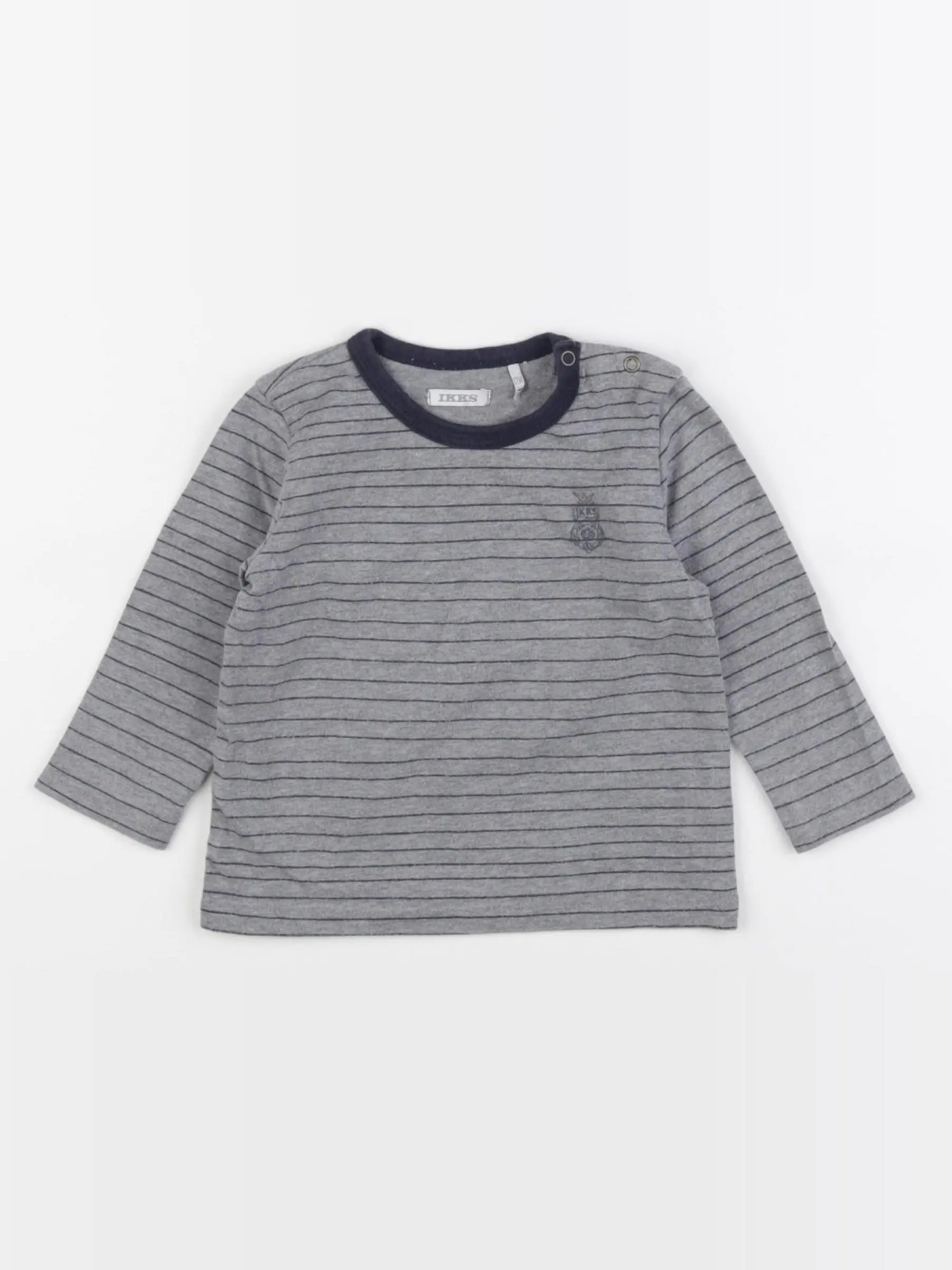 IKKS - tee-shirt gris - 12 mois