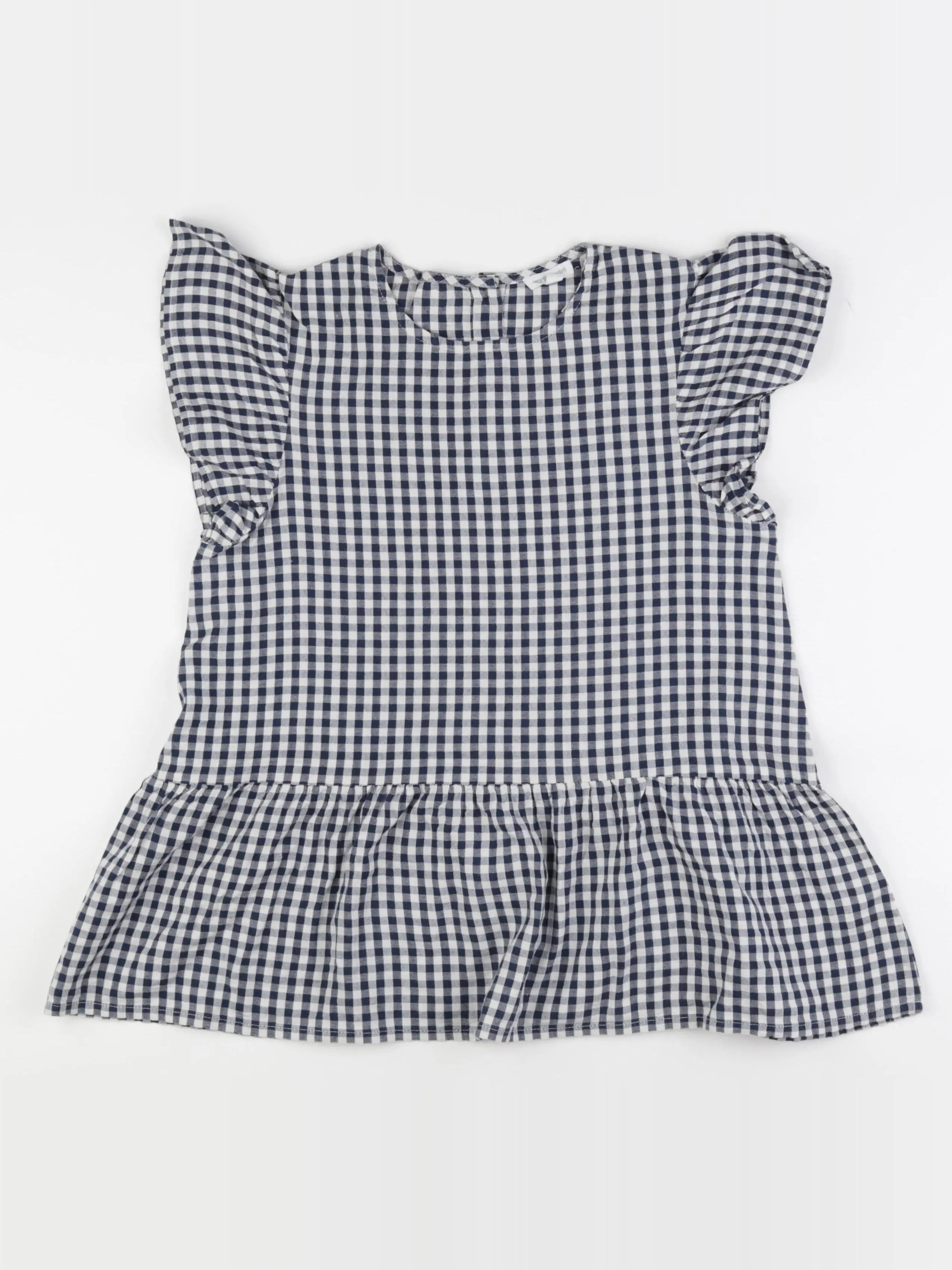 Vertbaudet - blouse blanc, bleu - 14 ans