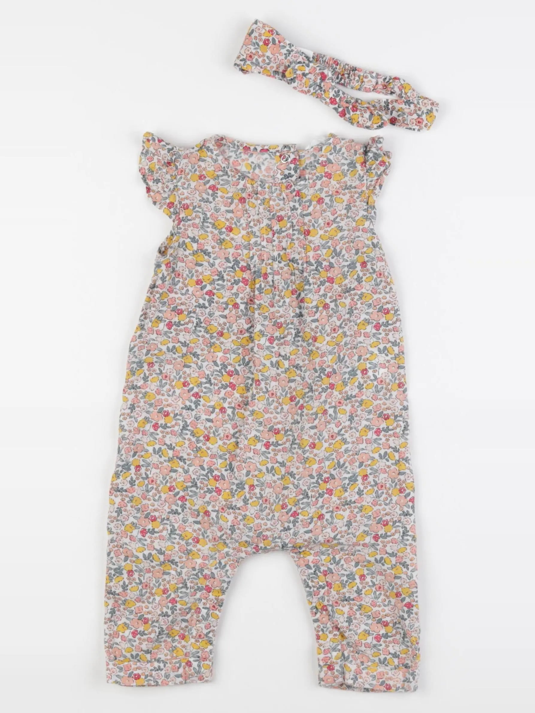 Vertbaudet - ensemble multicolore - 6 mois