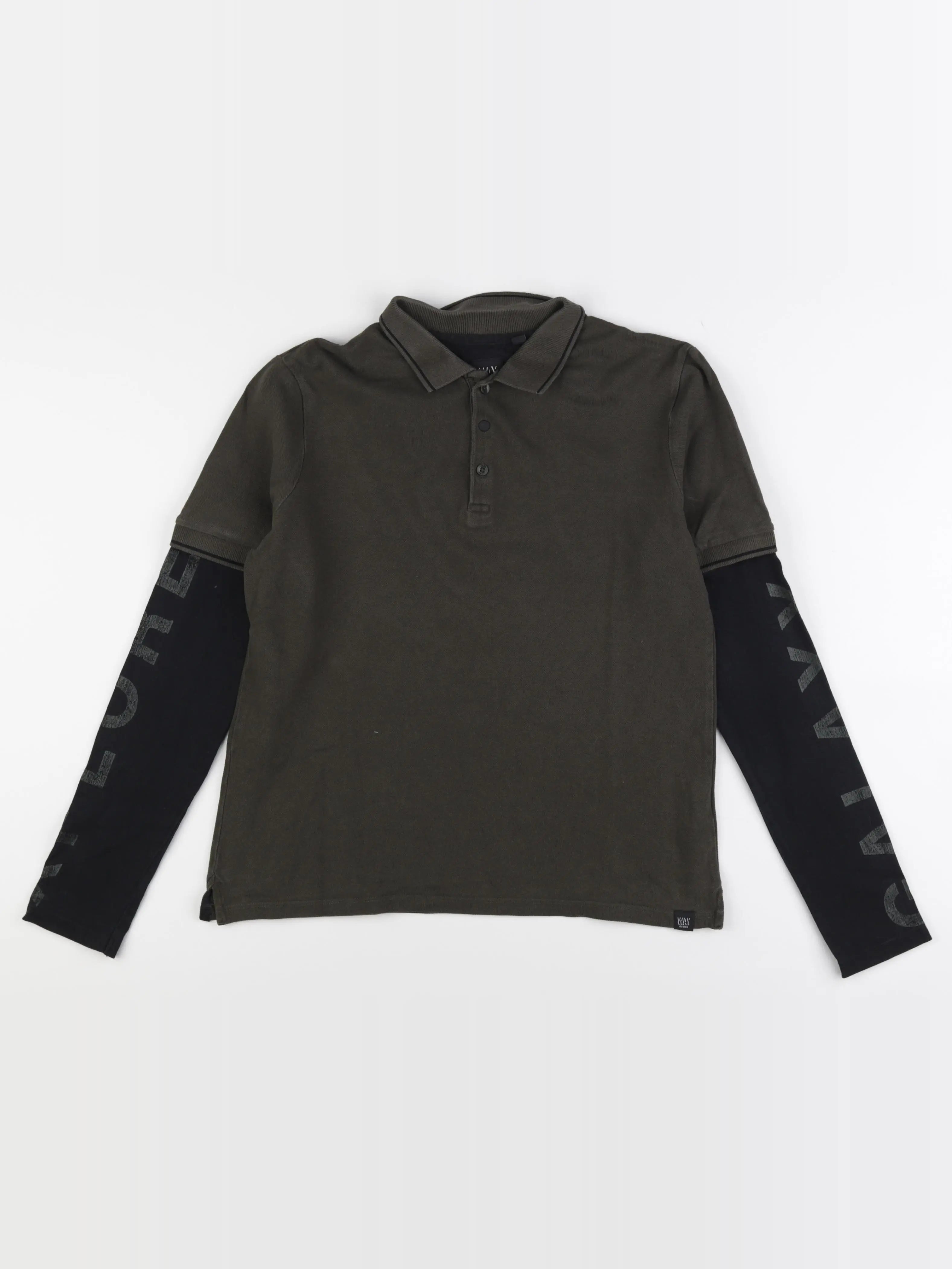 IKKS - polo vert - 14 ans