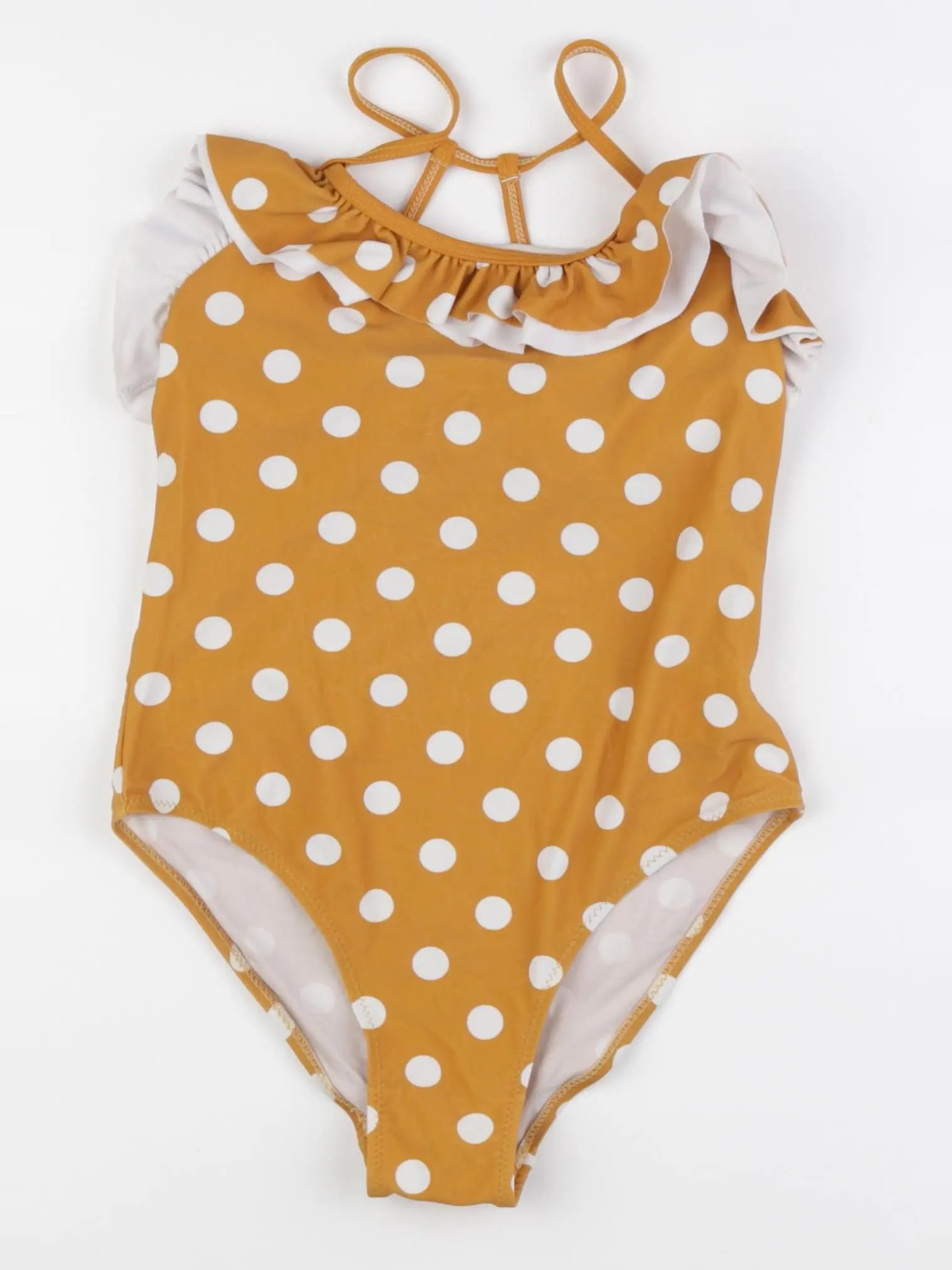 Vertbaudet - maillot de bain jaune - 10 ans
