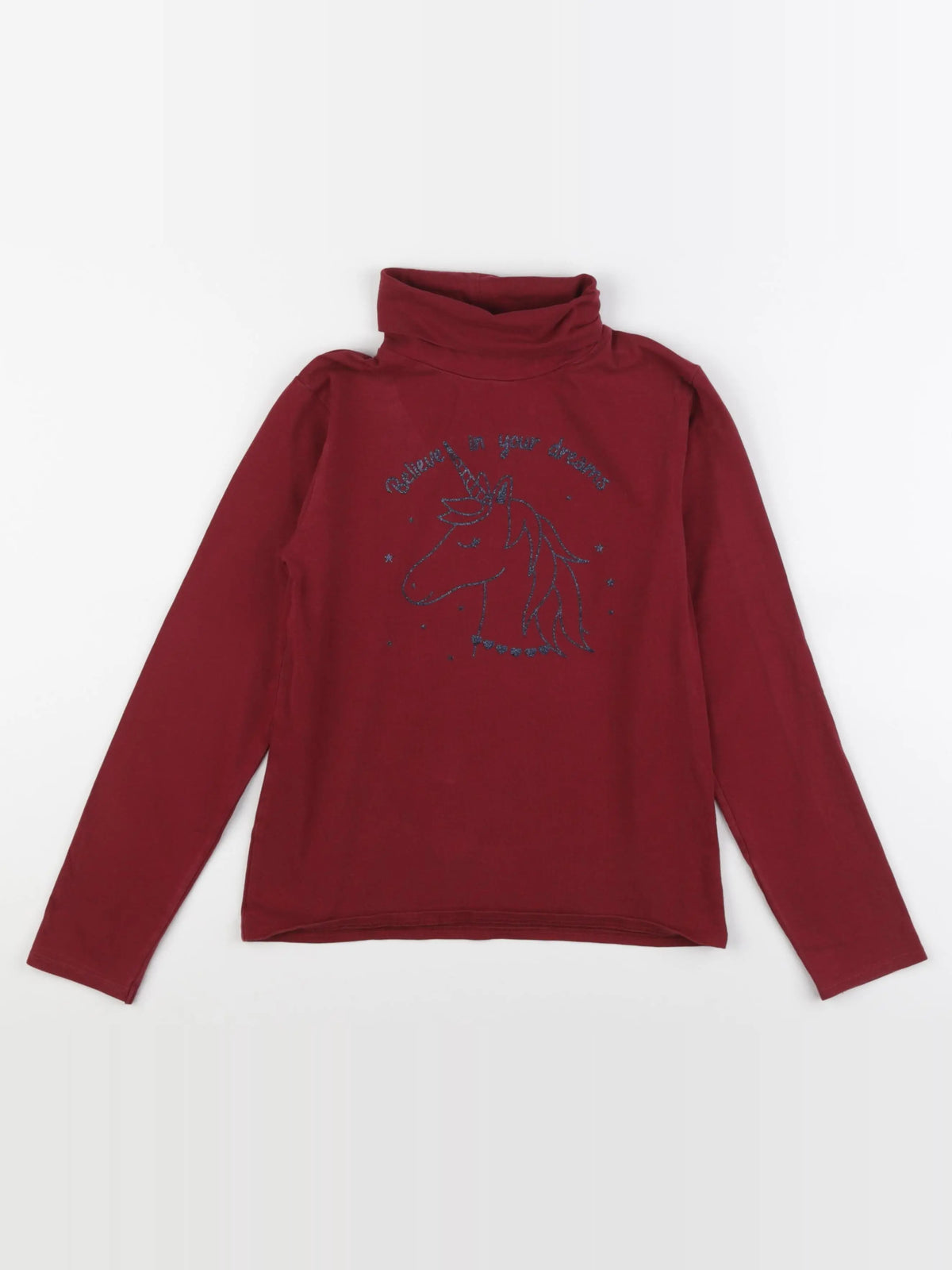 Vertbaudet - sous-pull rouge - 10 ans