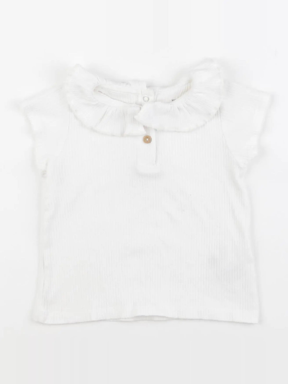 Vertbaudet - tee-shirt blanc - 18 mois