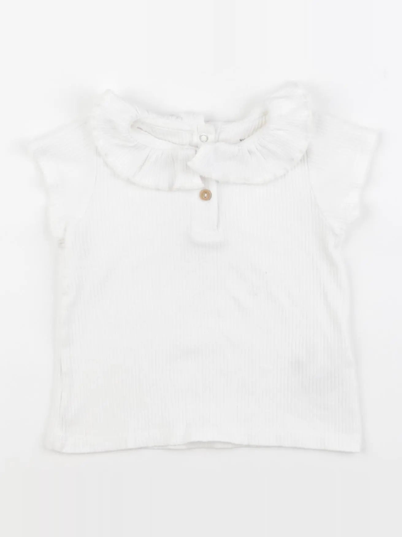 Vertbaudet - tee-shirt blanc - 18 mois