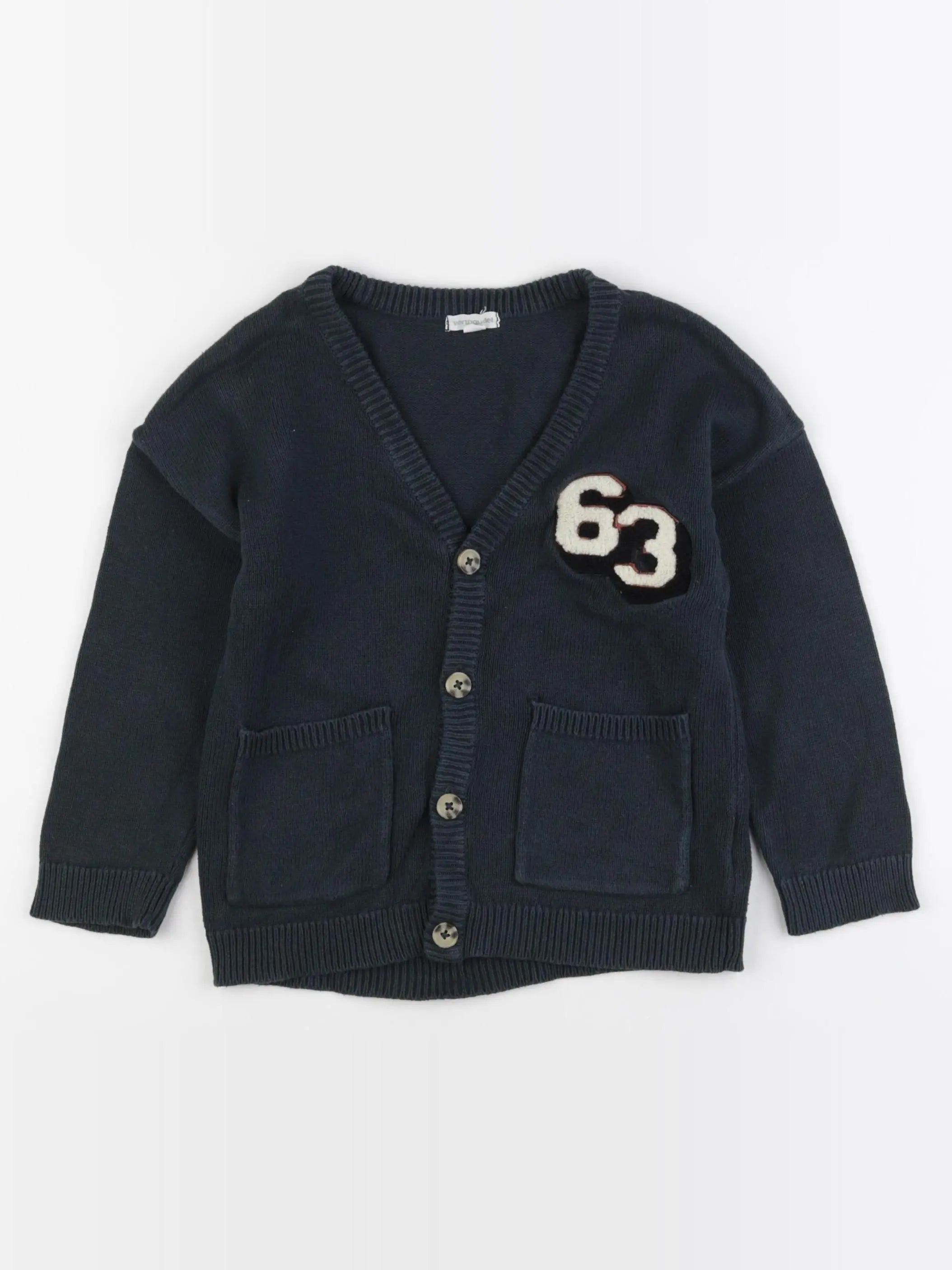 Vertbaudet - gilet bleu - 5 ans