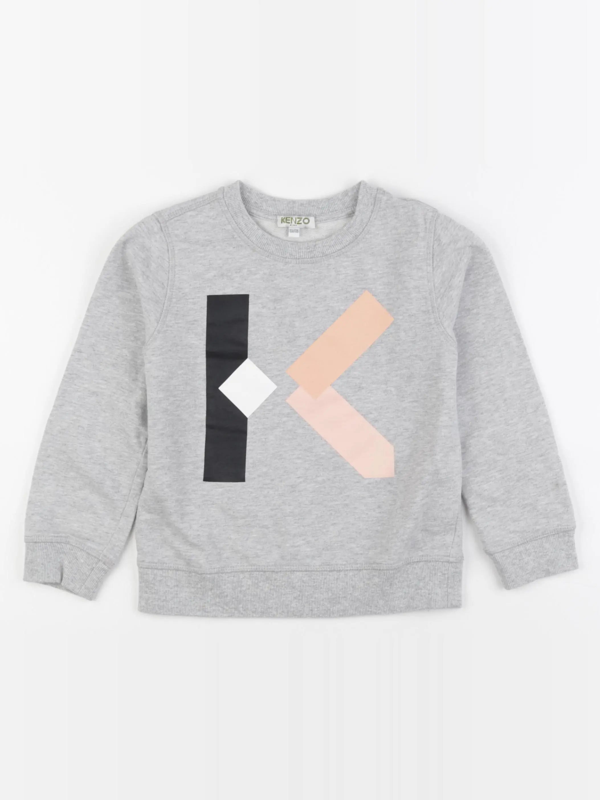 Kenzo - sweat gris - 6 ans