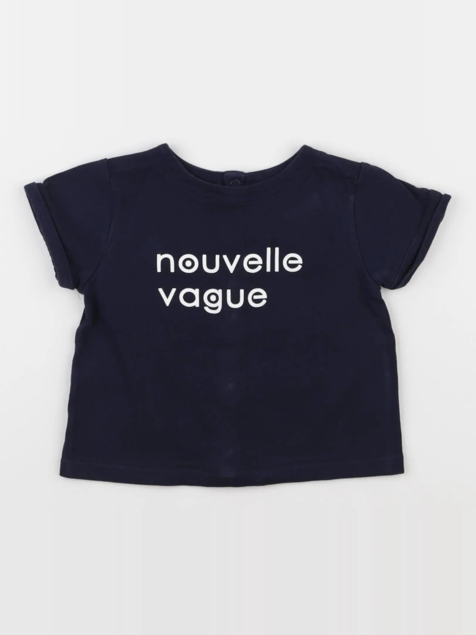 Jacadi - tee-shirt bleu - 12 mois