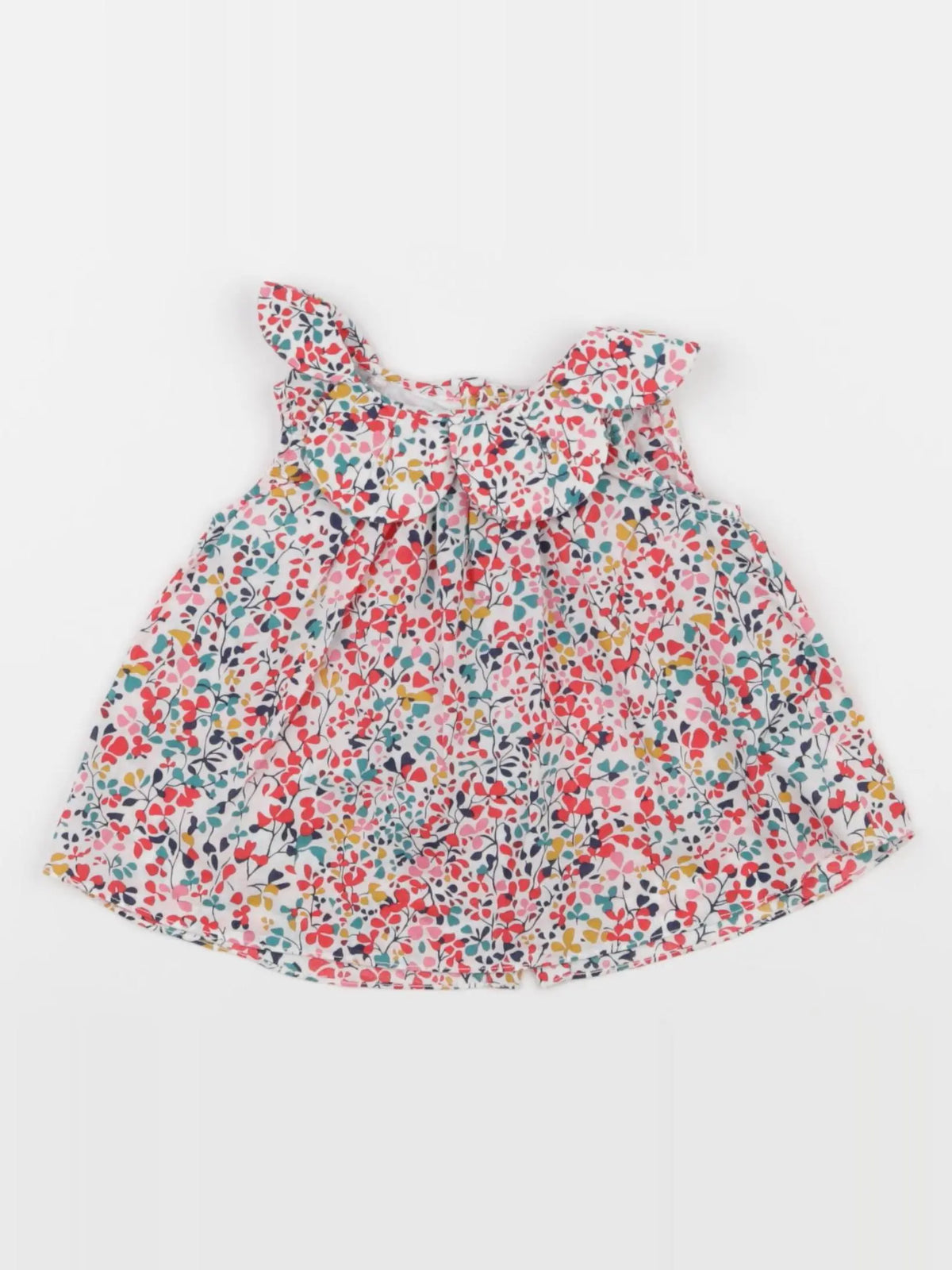 Jacadi - blouse liberty multicolore - 6 mois