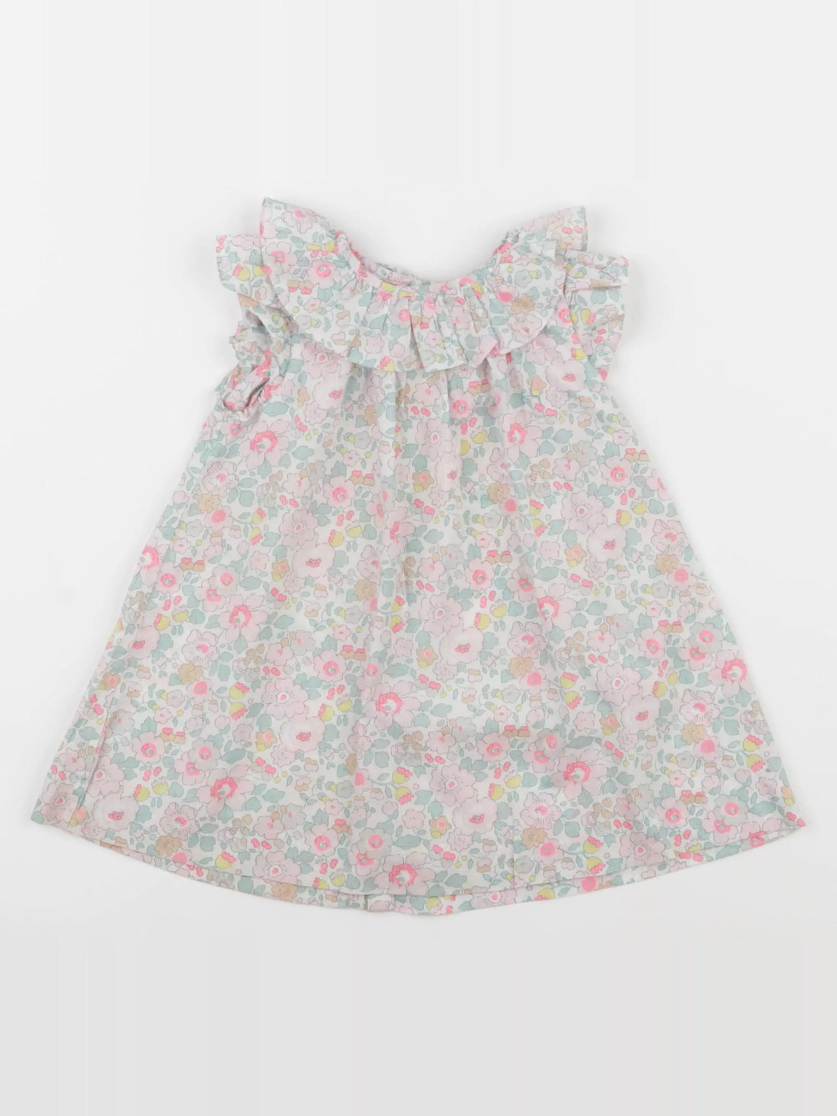 Jacadi - robe liberty multicolore - 12 mois