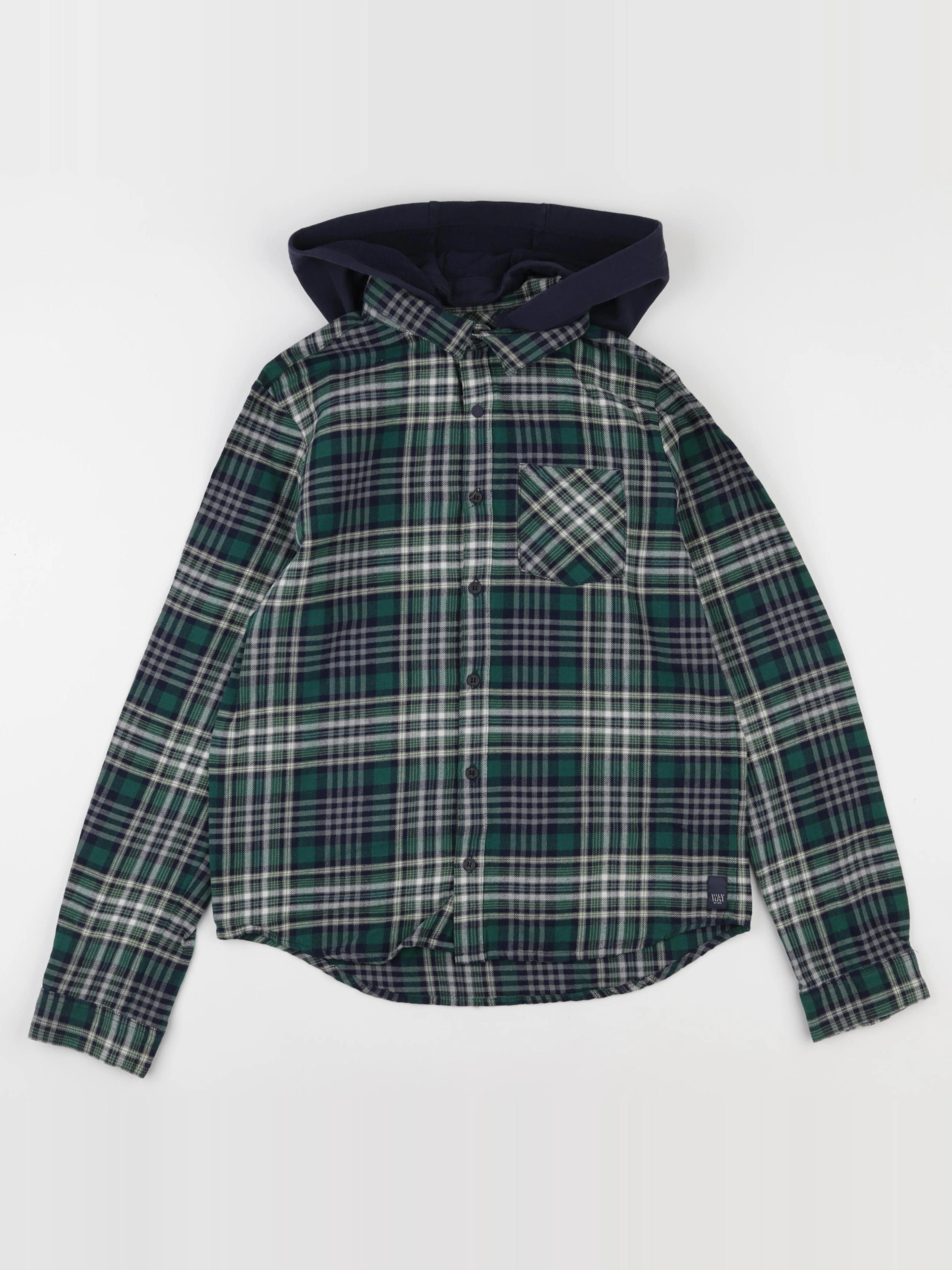 IKKS - chemise vert - 14 ans