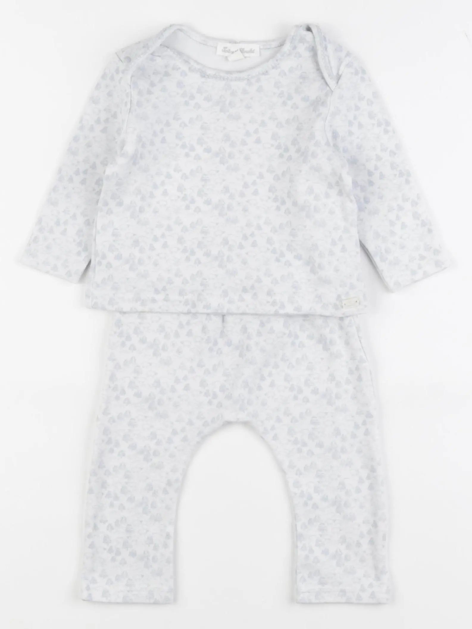 Tartine & Chocolat - pyjama coton bleu, blanc - 1 an