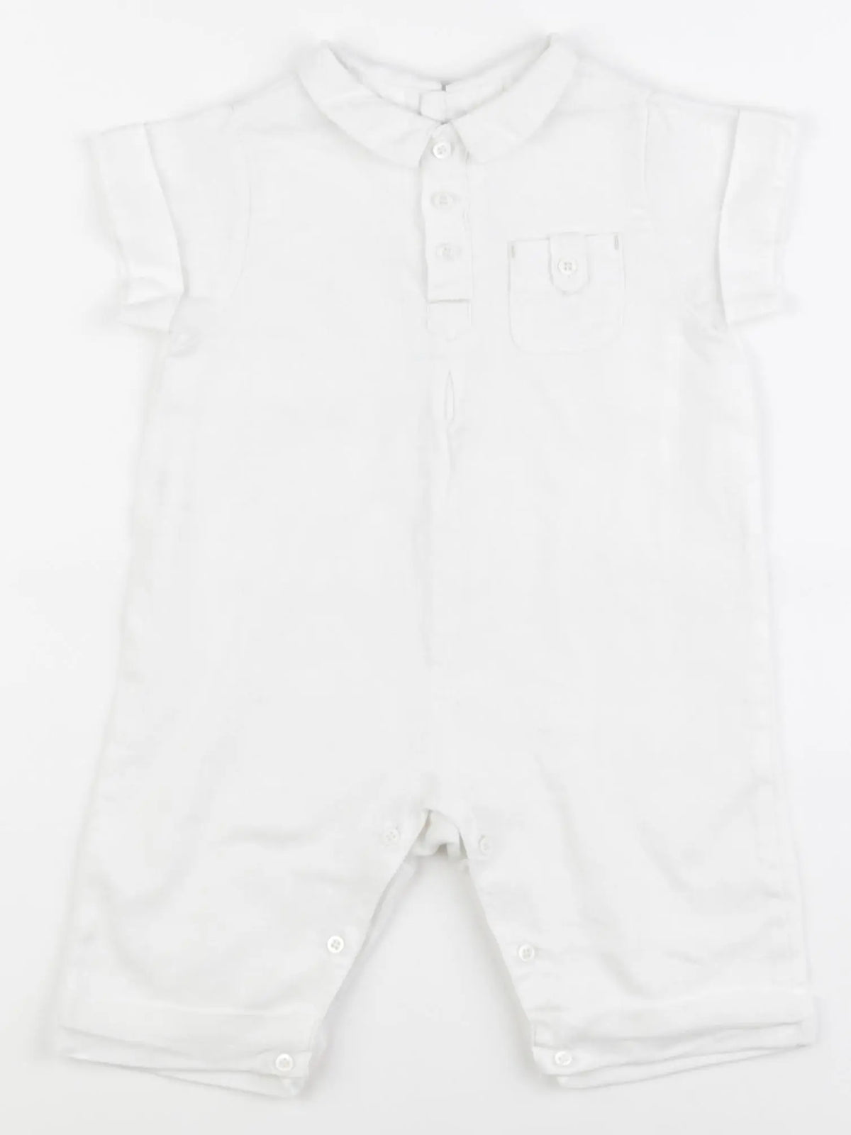 Jacadi - combinaison blanc - 6 mois