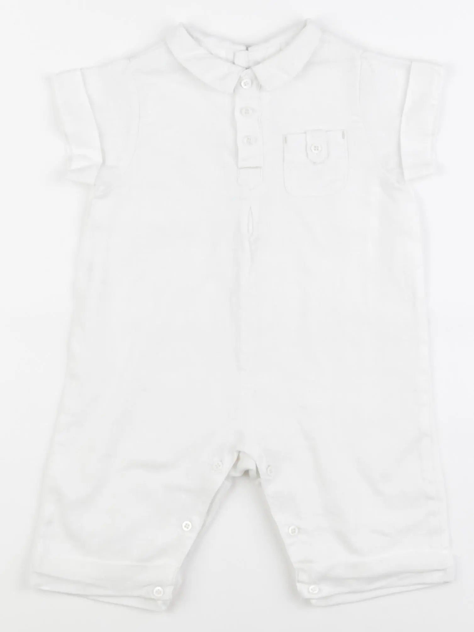 Jacadi - combinaison blanc - 6 mois