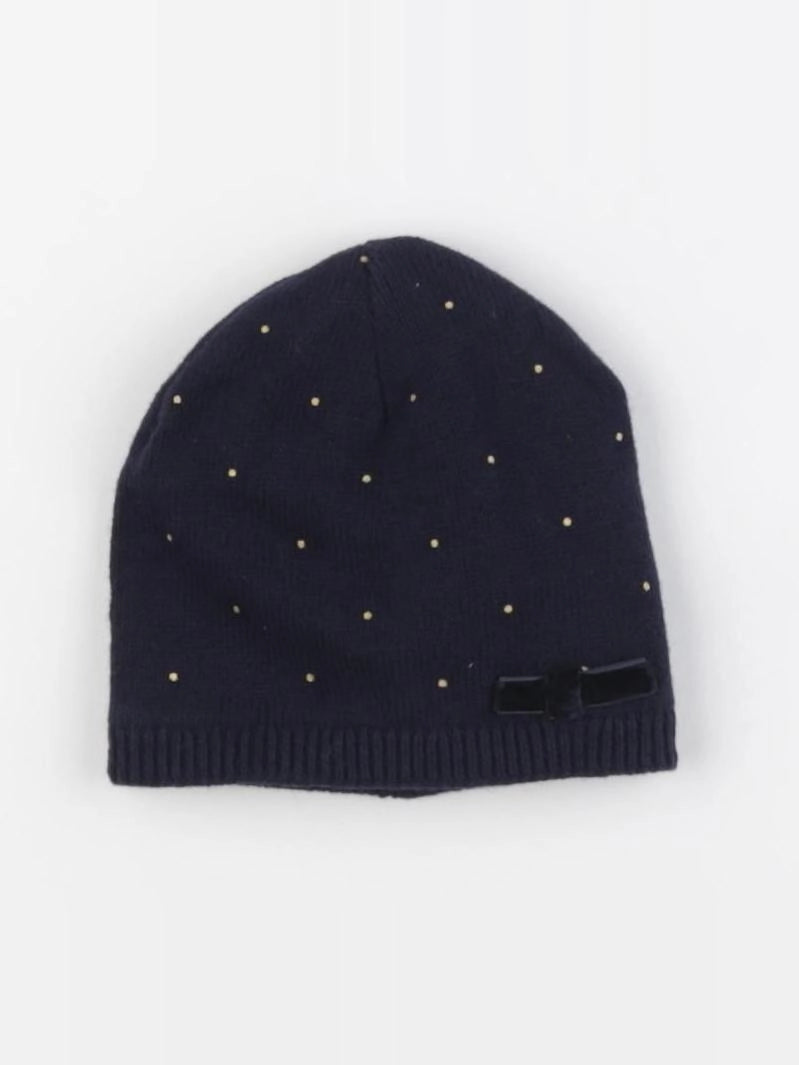 Jacadi - bonnet bleu, or - 6 mois