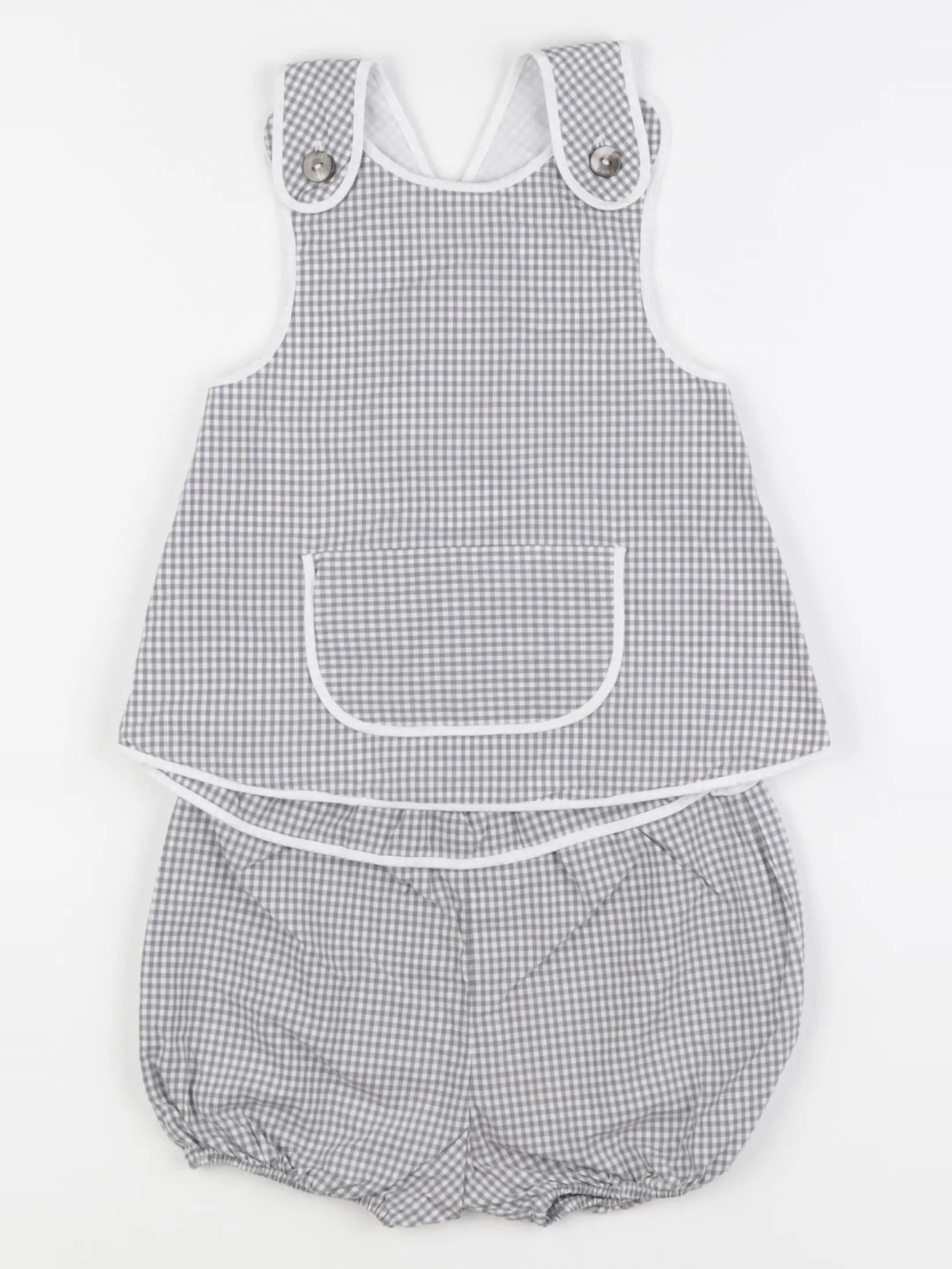 Jacadi - ensemble blanc, gris - 24 mois