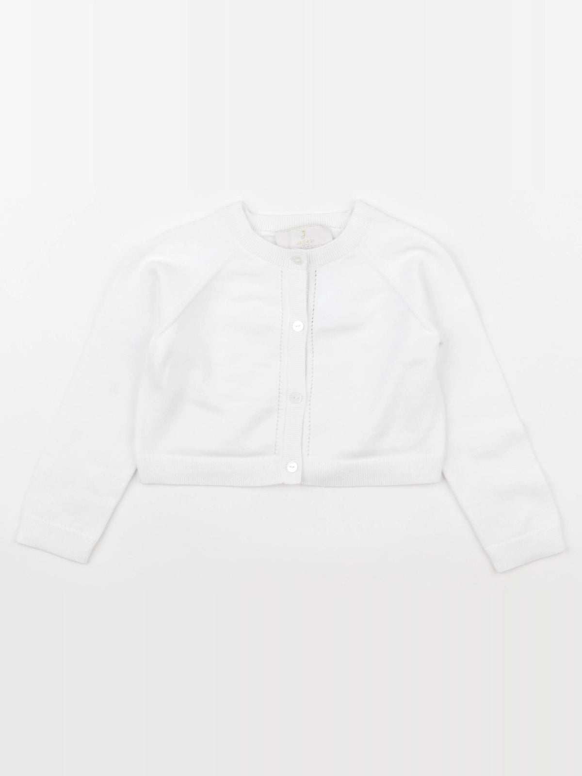 Jacadi - gilet blanc - 3 ans