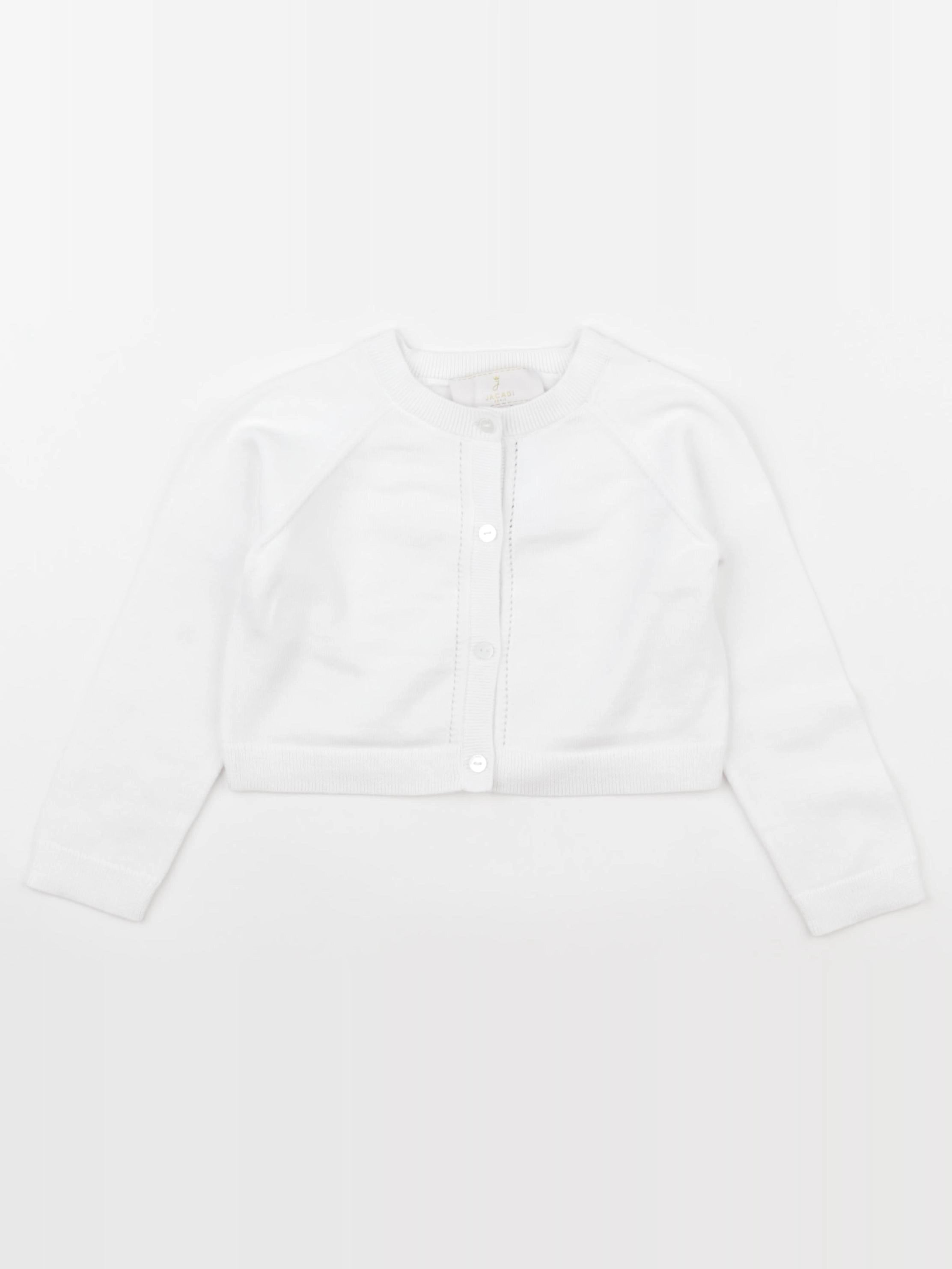 Jacadi - gilet blanc - 3 ans