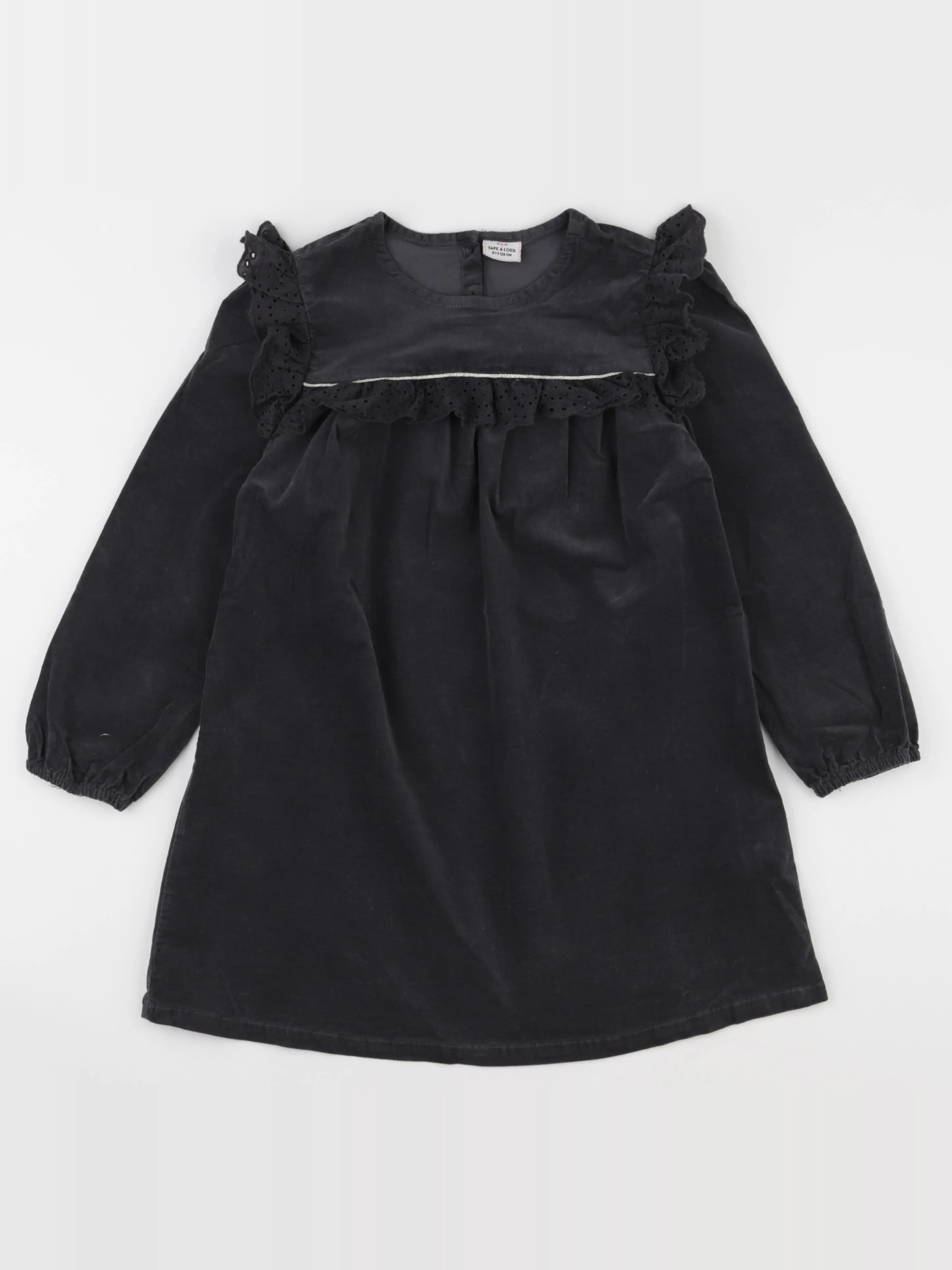 Tape à l'oeil - robe gris - 8 ans