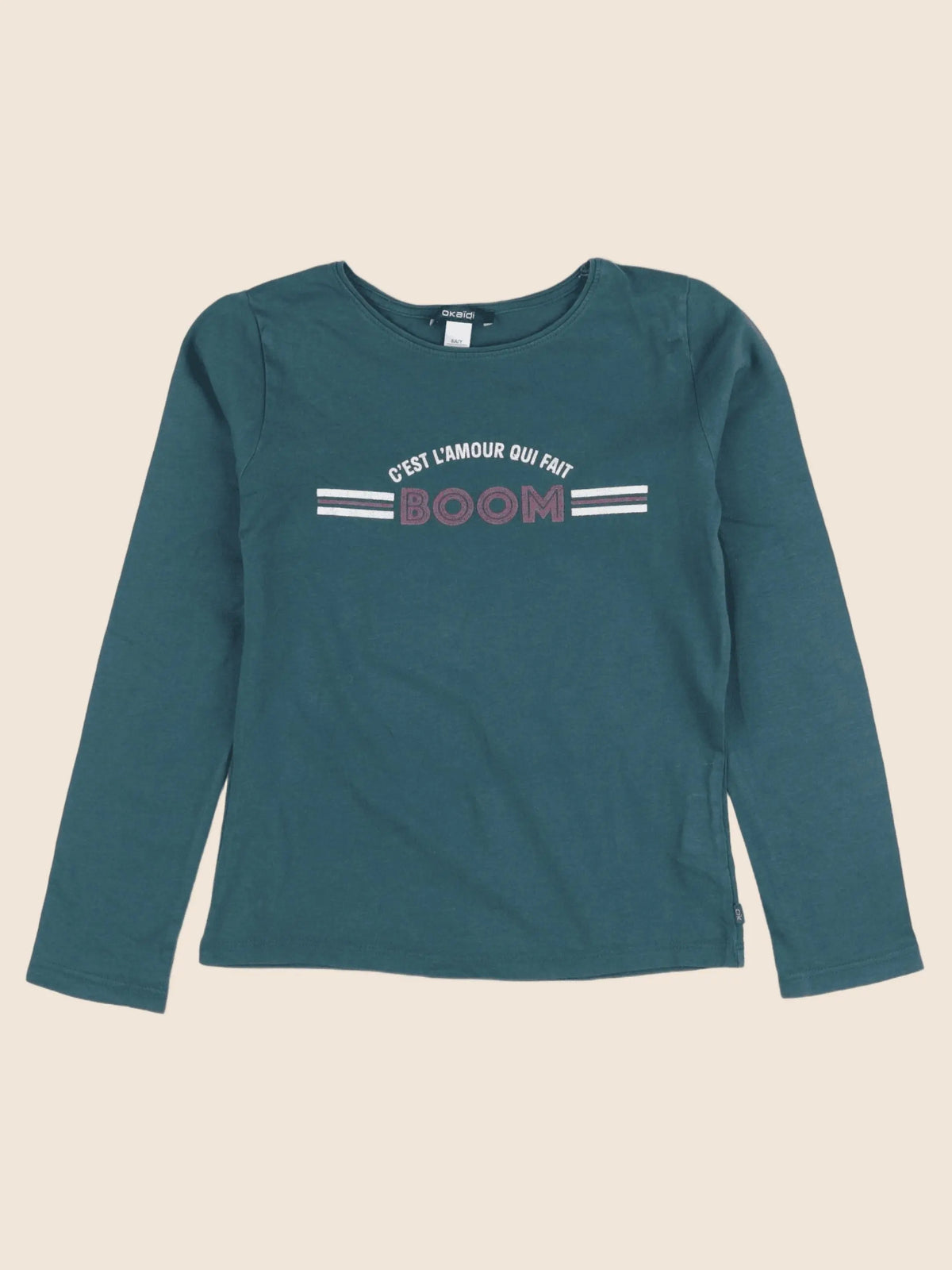Okaidi - tee-shirt vert - 8 ans