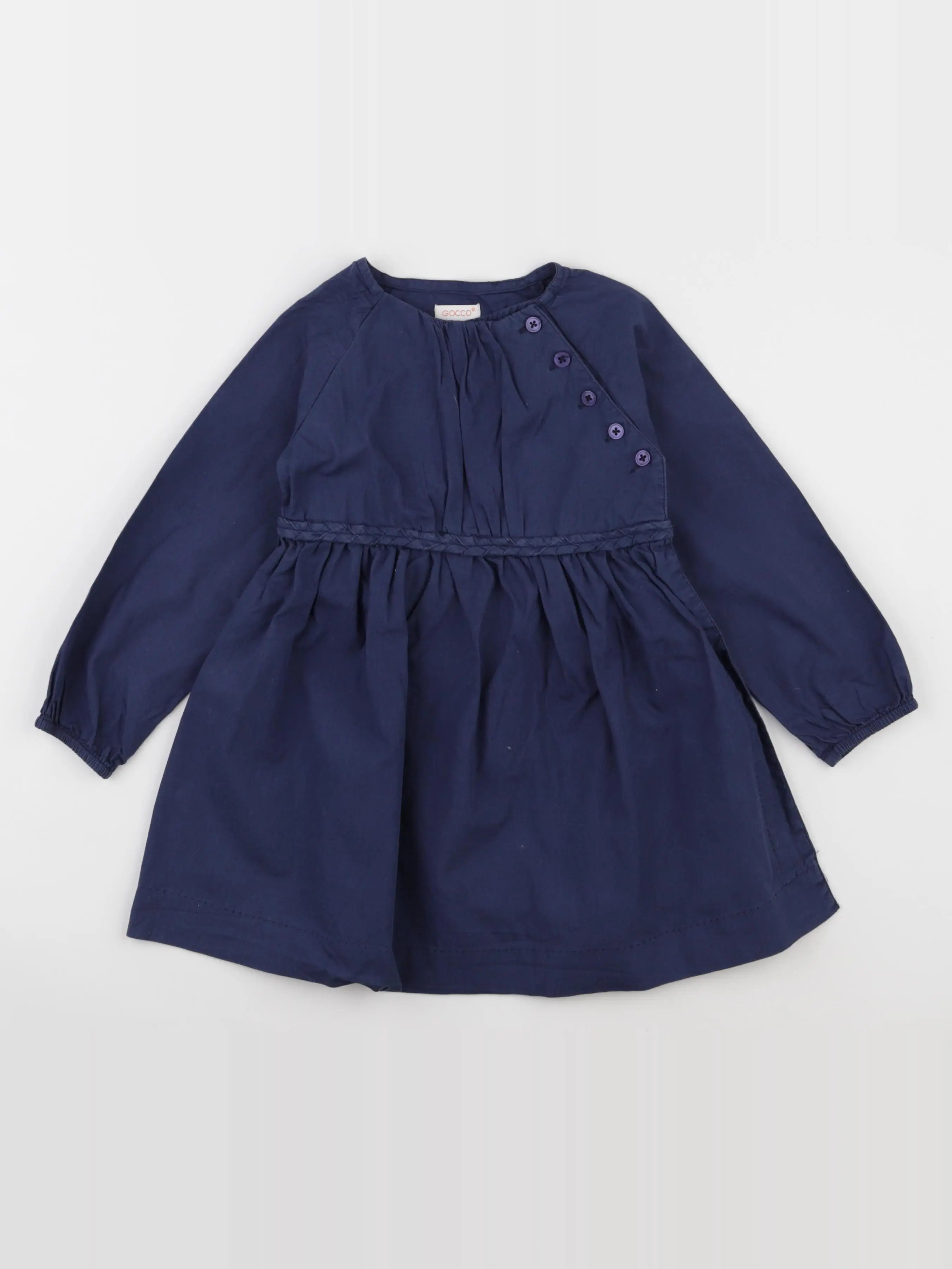 Gocco - robe bleu - 36 mois