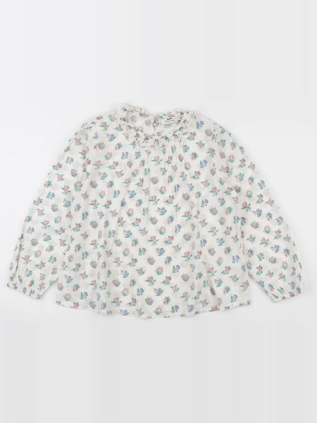 Cyrillus - blouse blanc - 10 ans