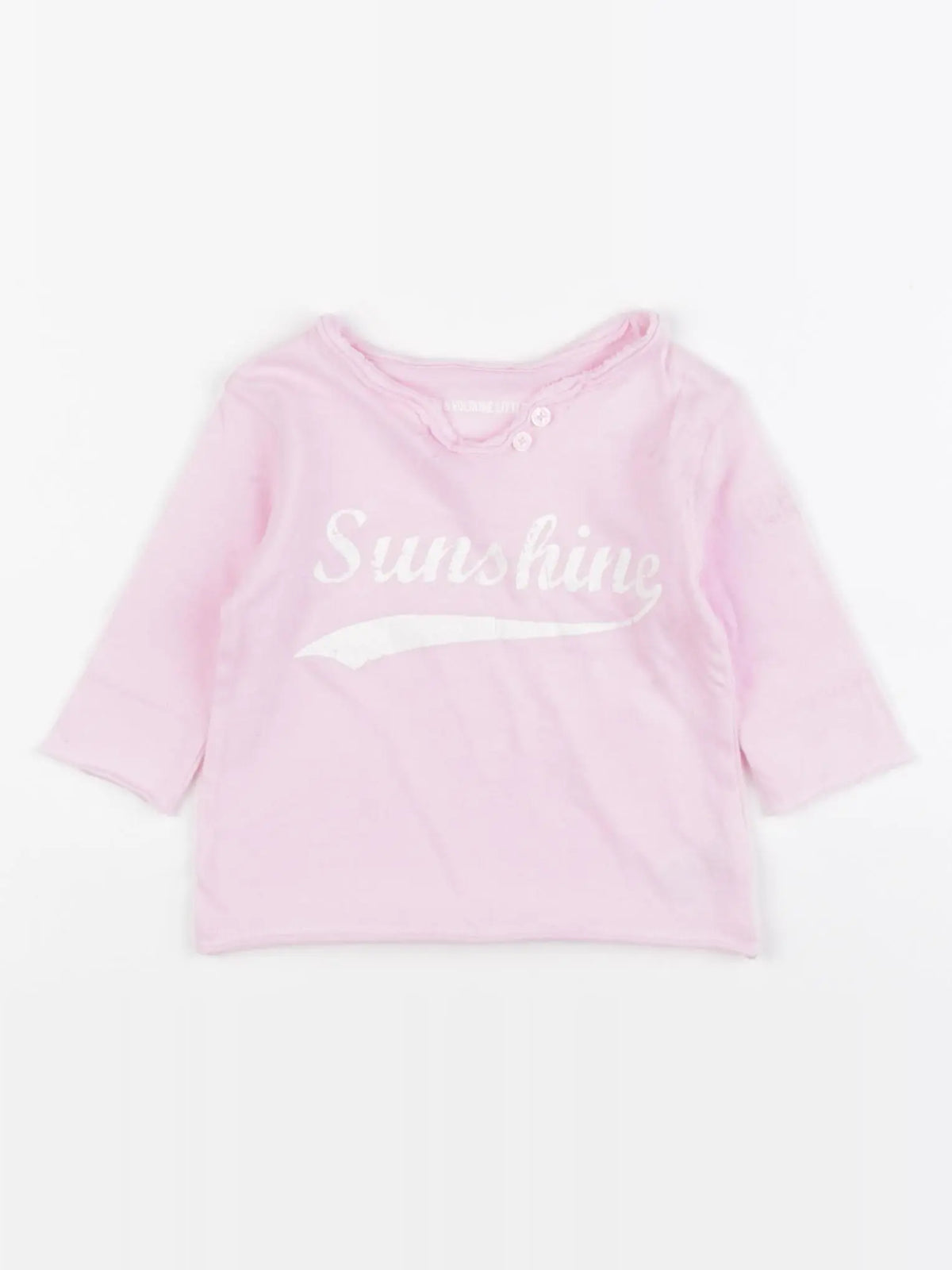 Zadig & Voltaire - tee-shirt rose - 3 mois