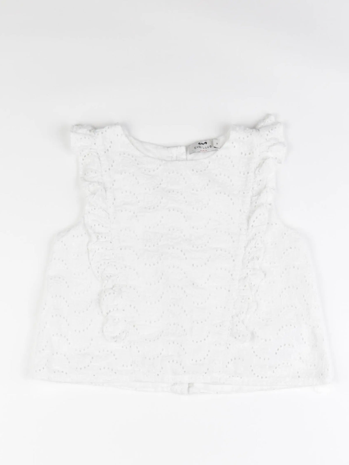 Cyrillus - blouse blanc - 6 ans