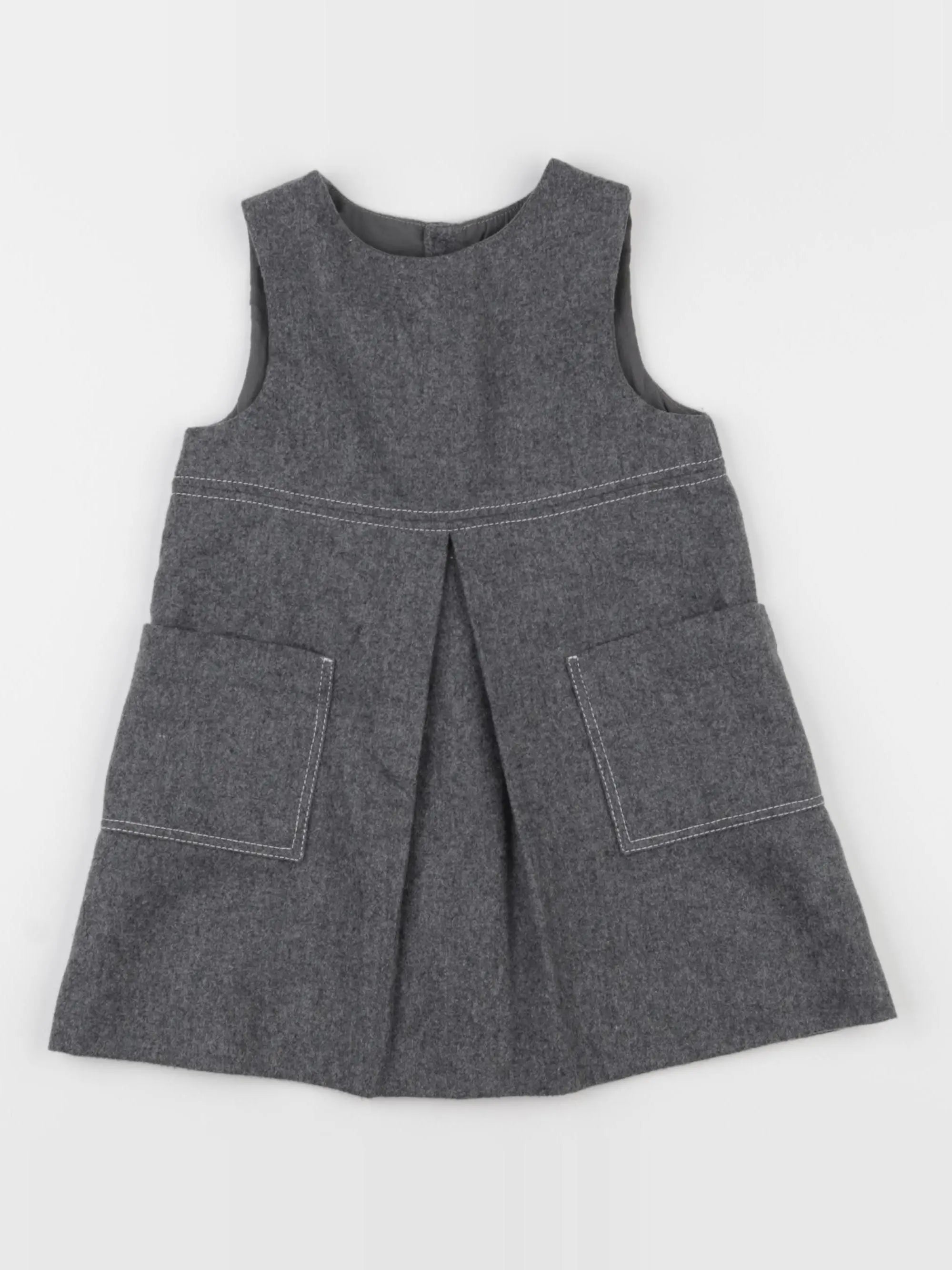 Jacadi - robe gris - 24 mois